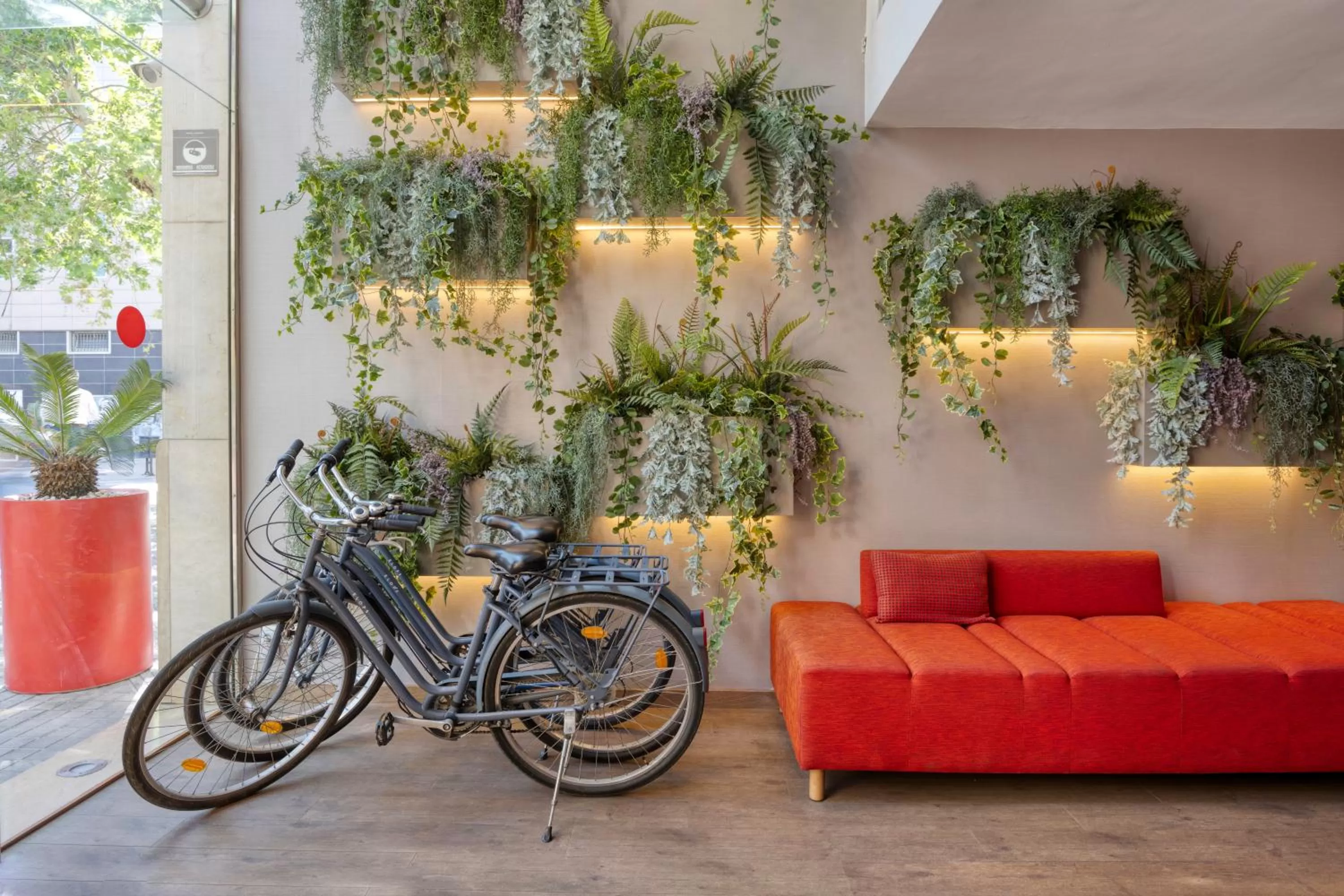 Lobby or reception in Hotel America Barcelona