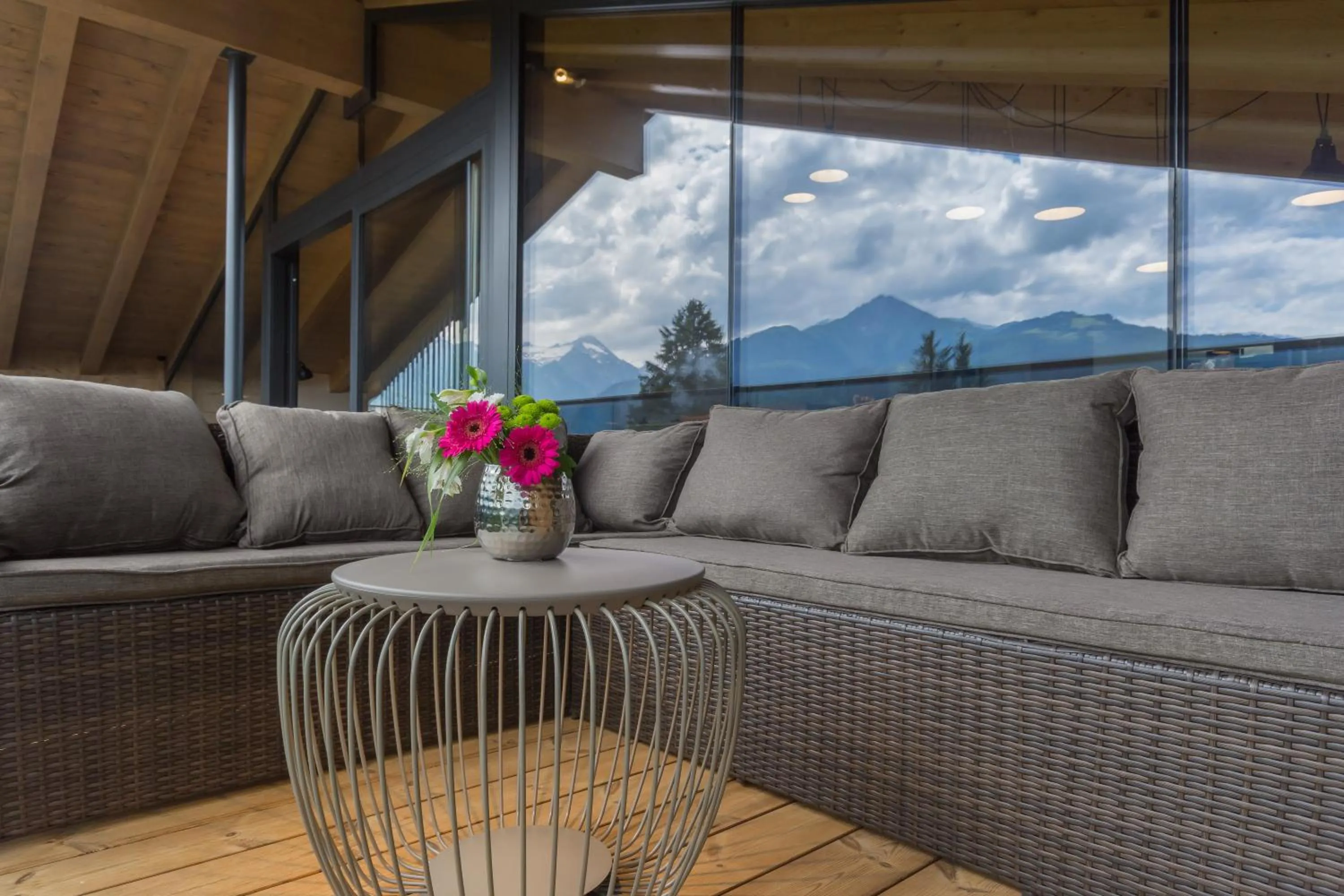 Balcony/Terrace, Seating Area in Schönblick Residence - Absolut Alpine Apartments