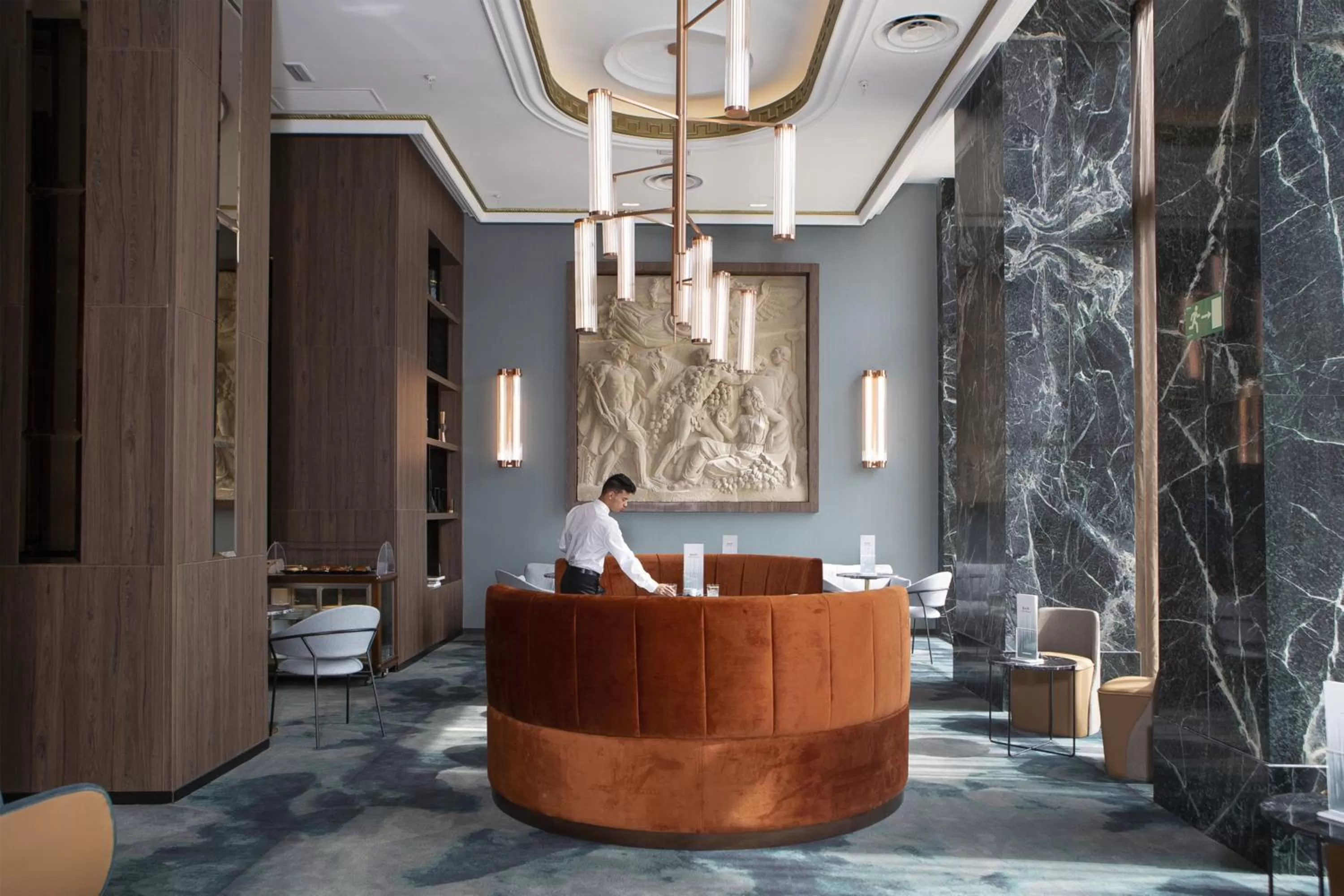 Lounge or bar in Riu Plaza España