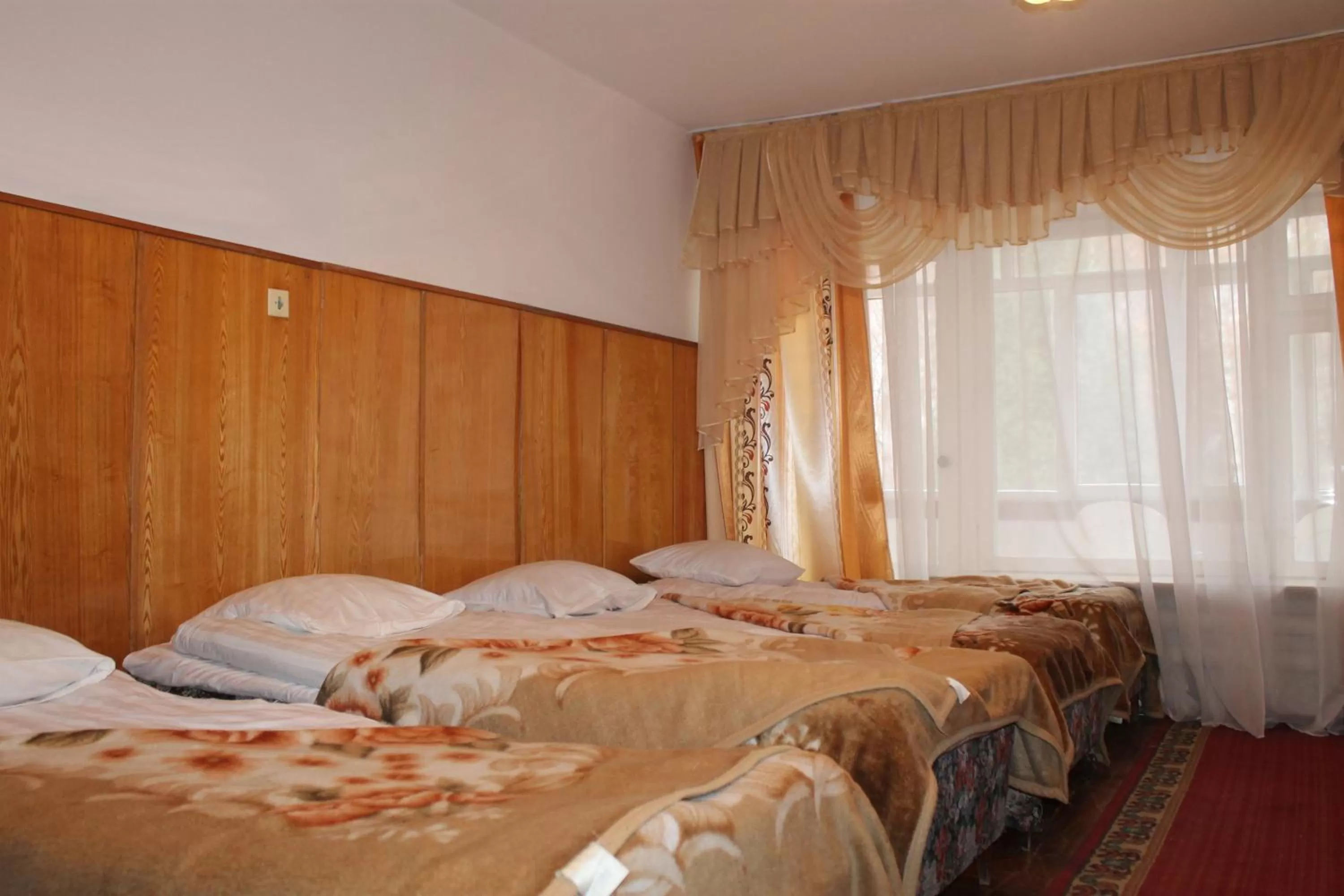 Bed in Otel Issyk-Kul Karakol