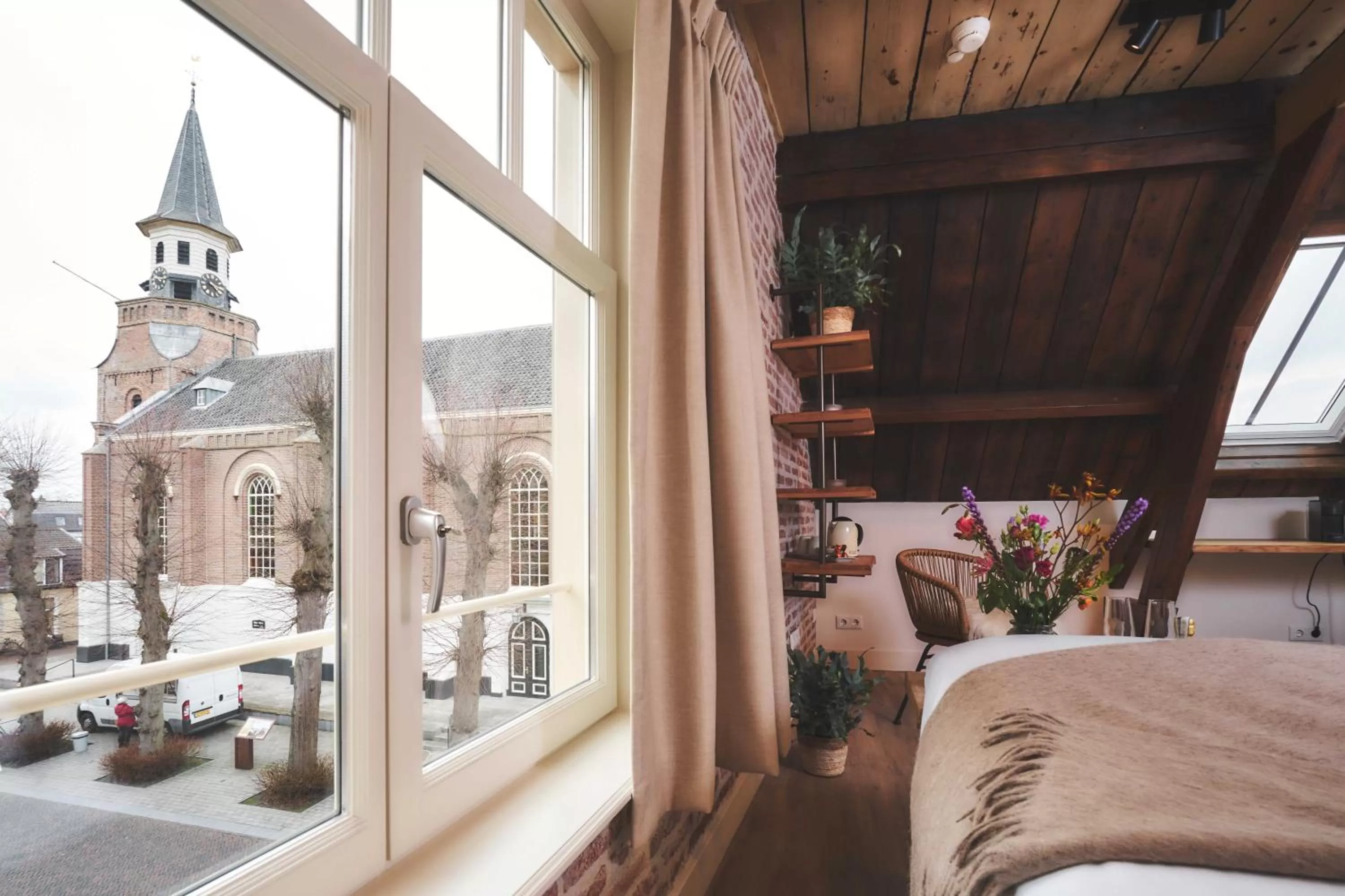 Property building, Winter in Dorpsherberg De Roskam