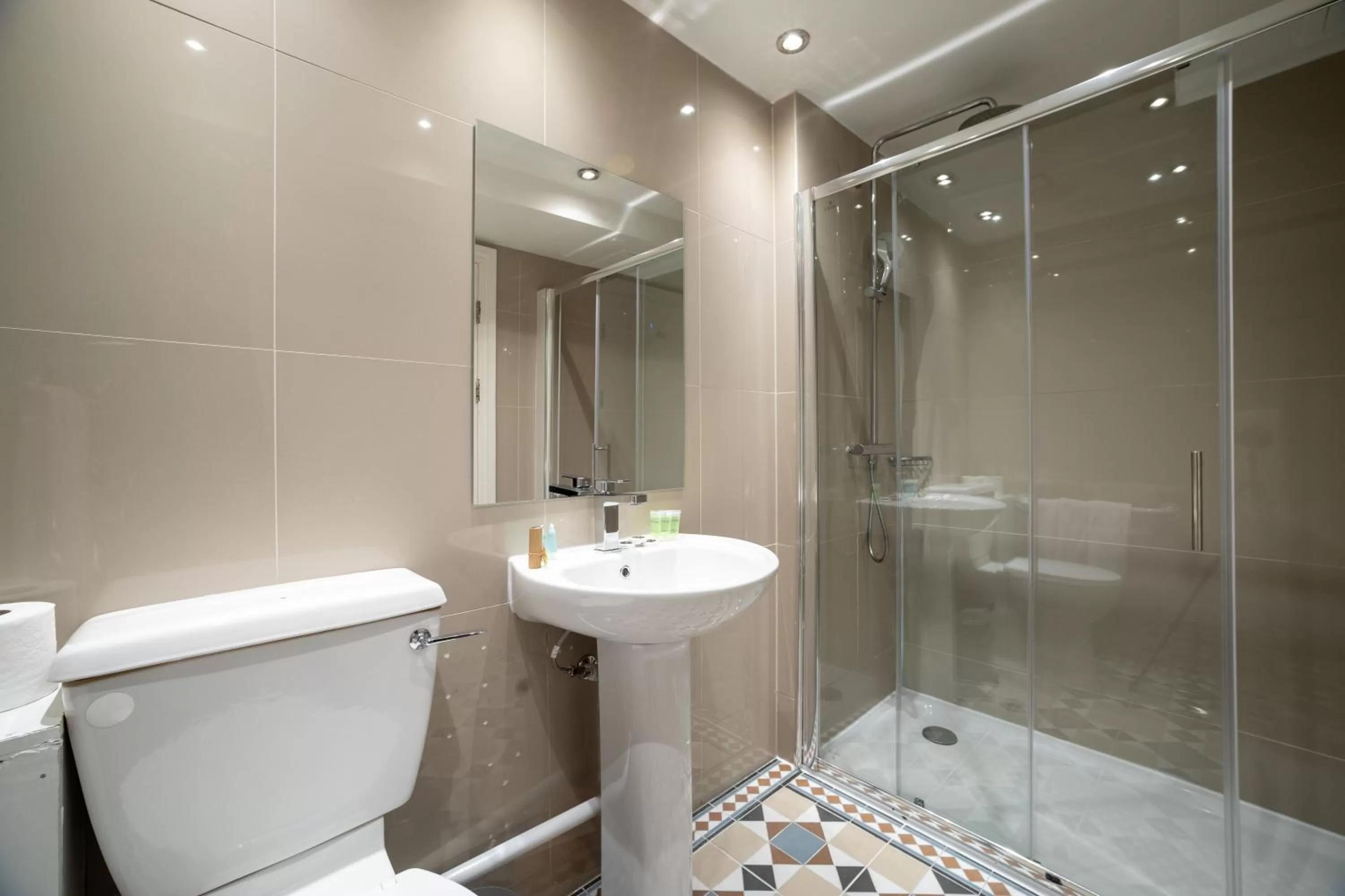 Shower in Hotel Shepherds Bush London
