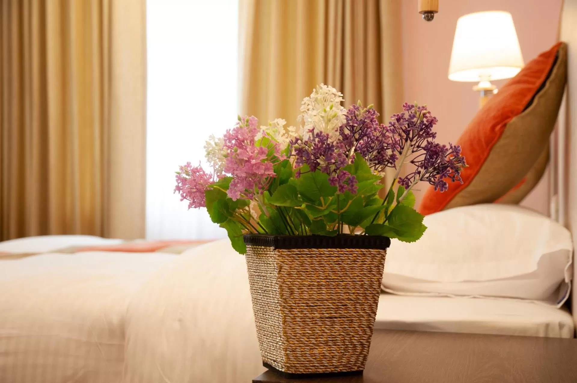 Bed in Hotel Krishna Kathmandu