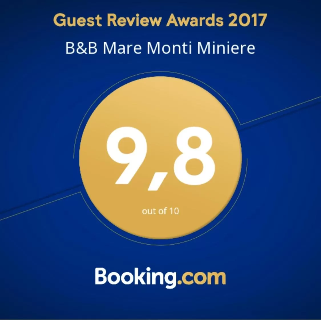 Certificate/Award in B&B Mare Monti Miniere