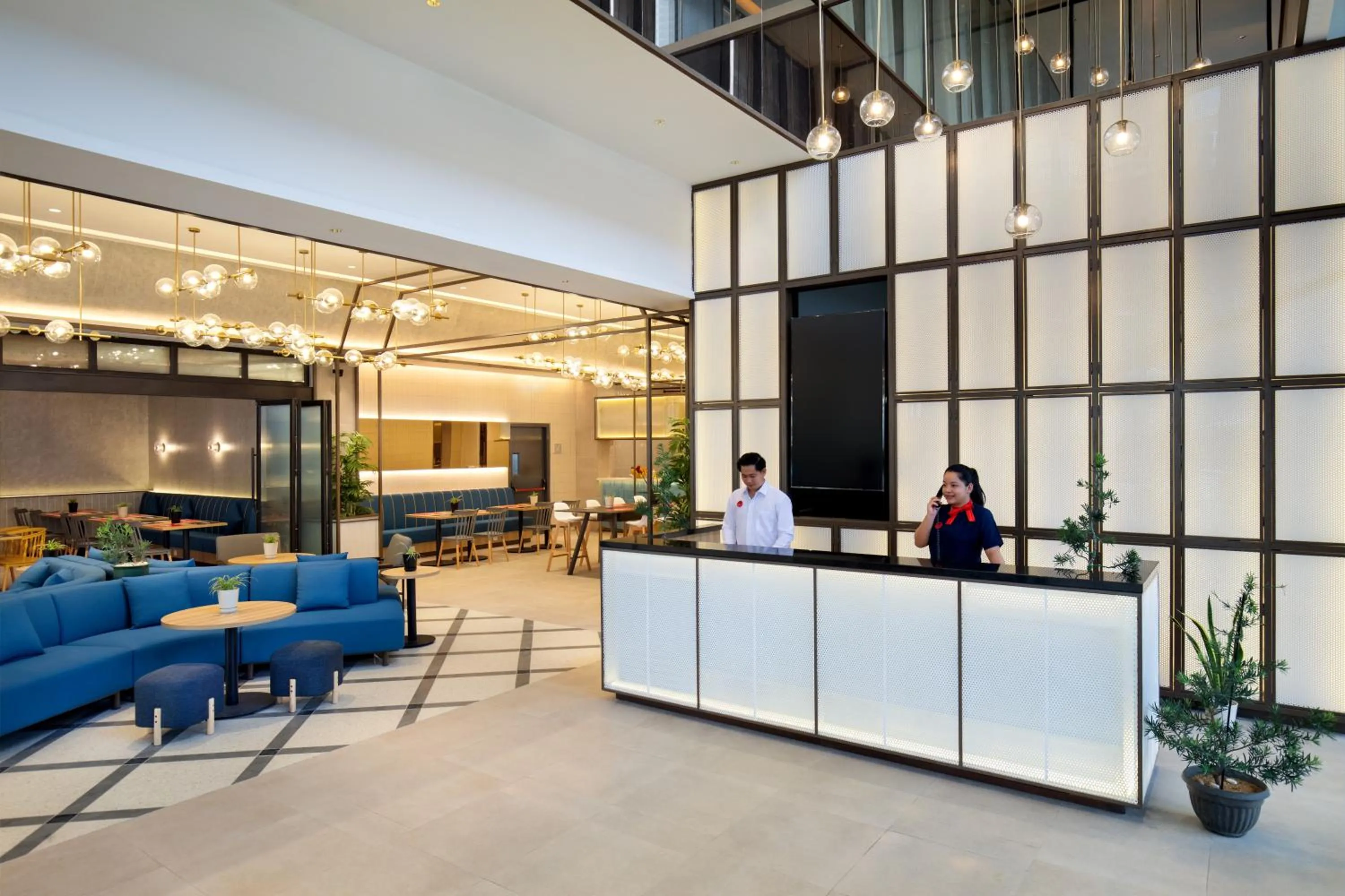 Lobby or reception in ibis Palembang Sanggar