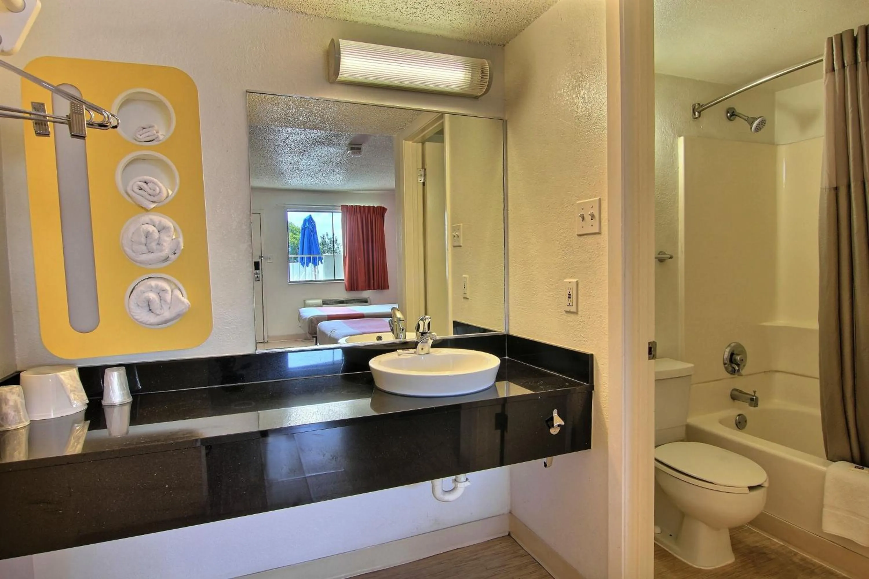 Bathroom in Motel 6-Austin, TX