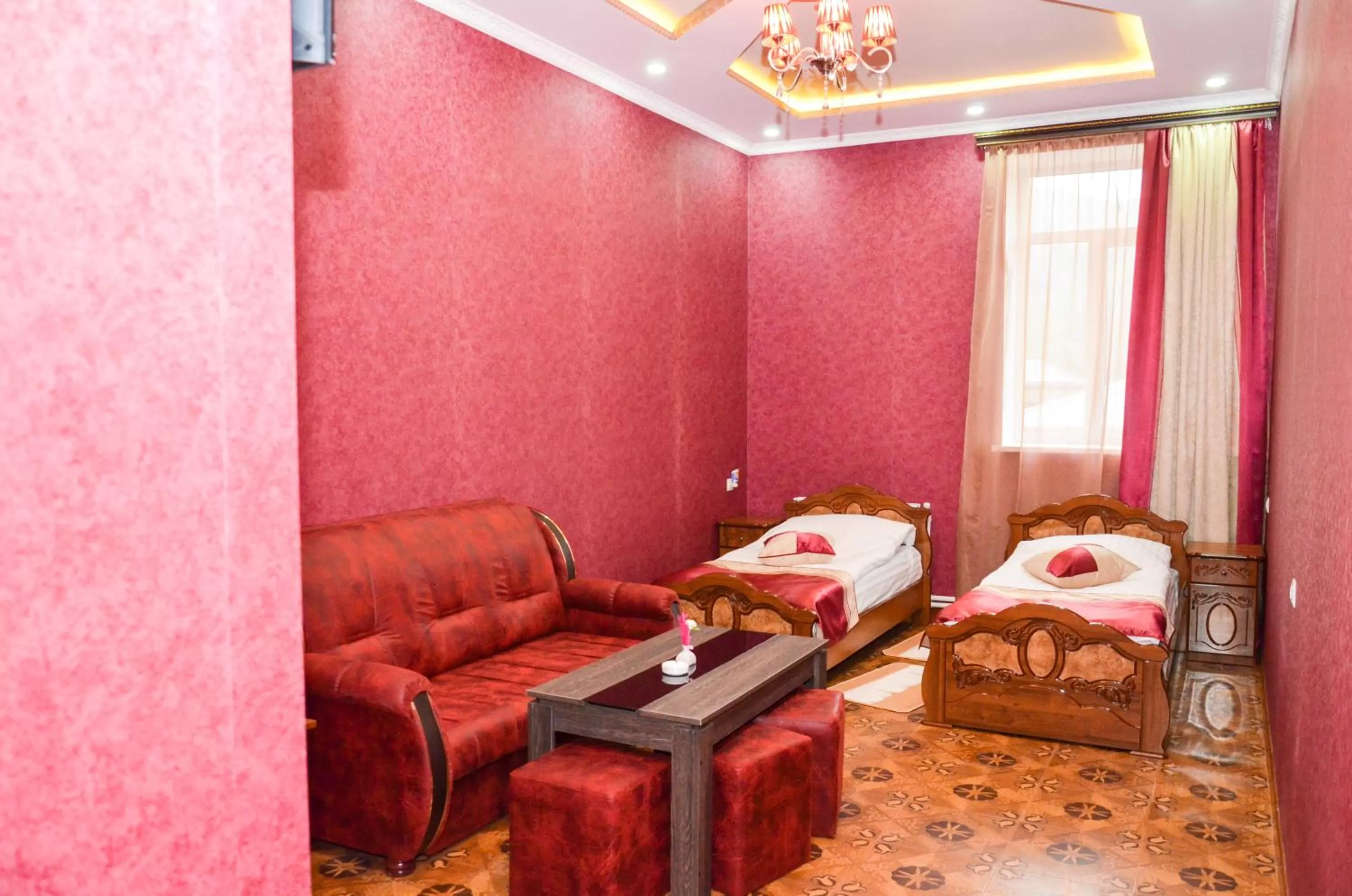 Bed in Zangezur Hotel