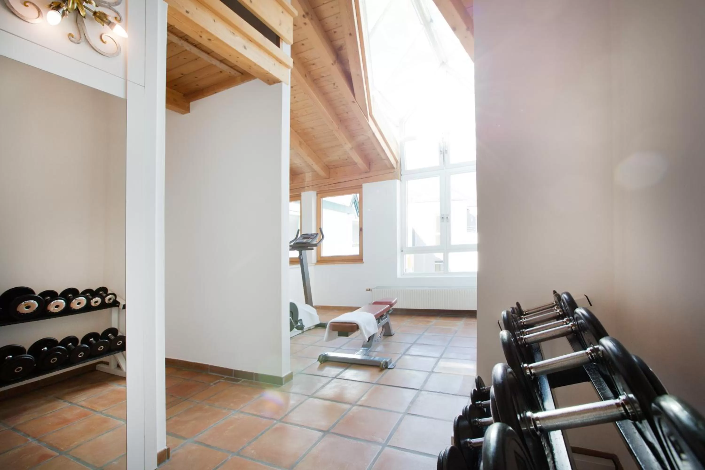 Fitness centre/facilities in Hotel Schrofenstein