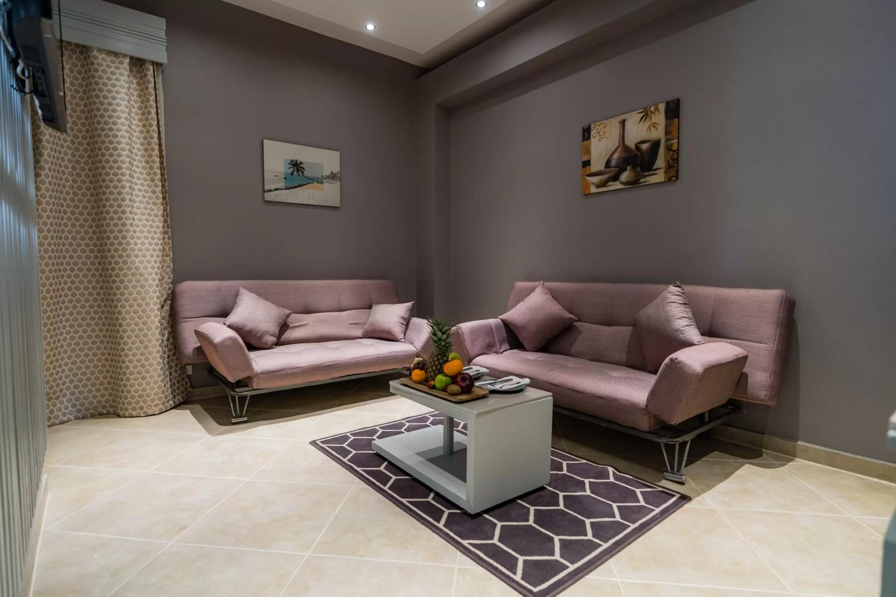 Living room in Sunrise Crystal Bay Resort -Grand Select