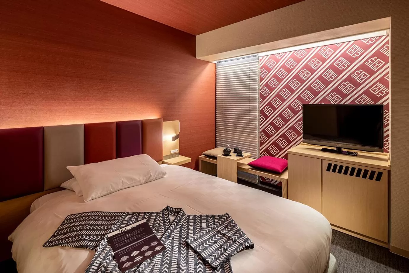 Bed in Hakata Tokyu REI Hotel