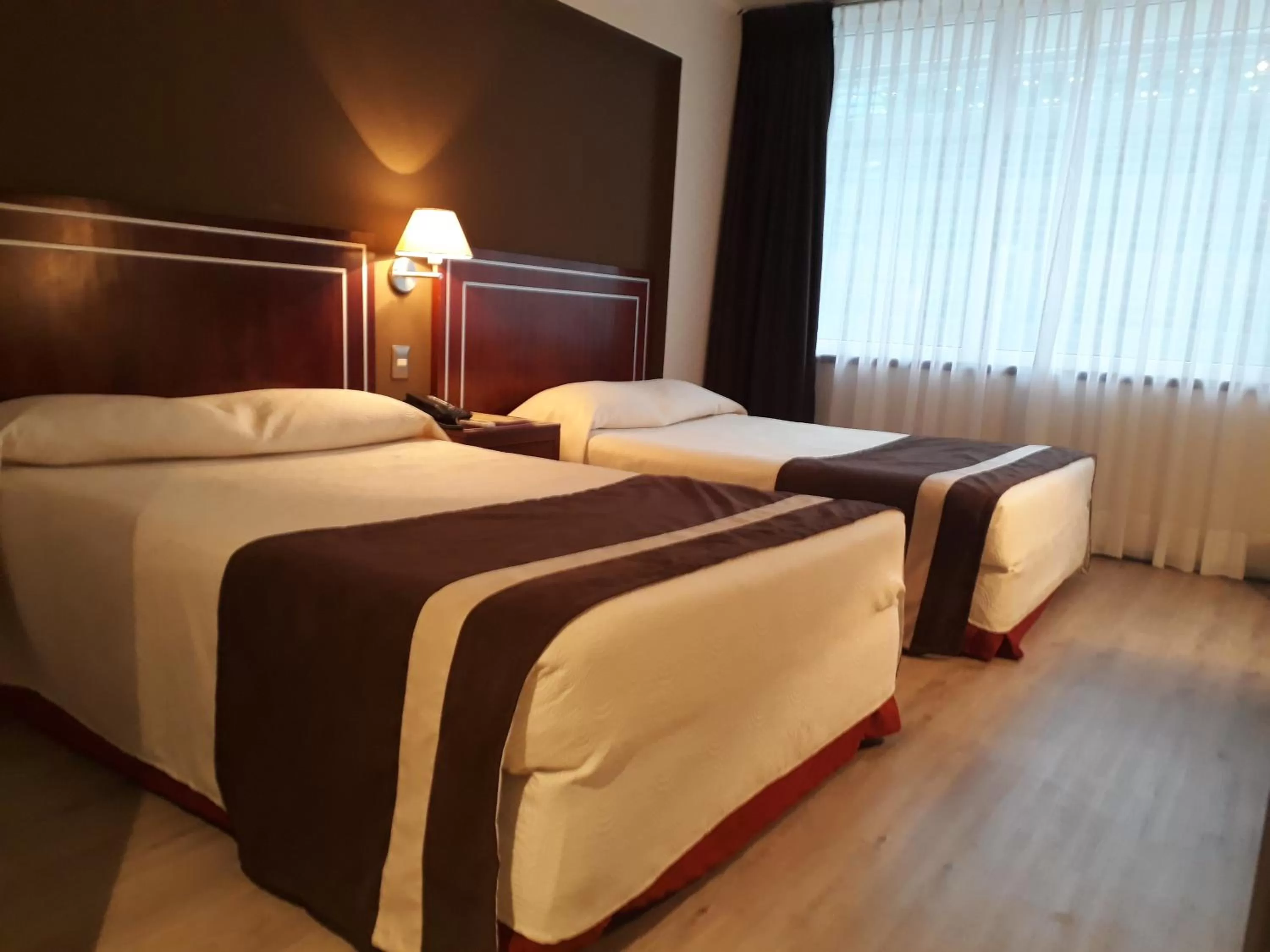 Bed in Hotel El Araucano