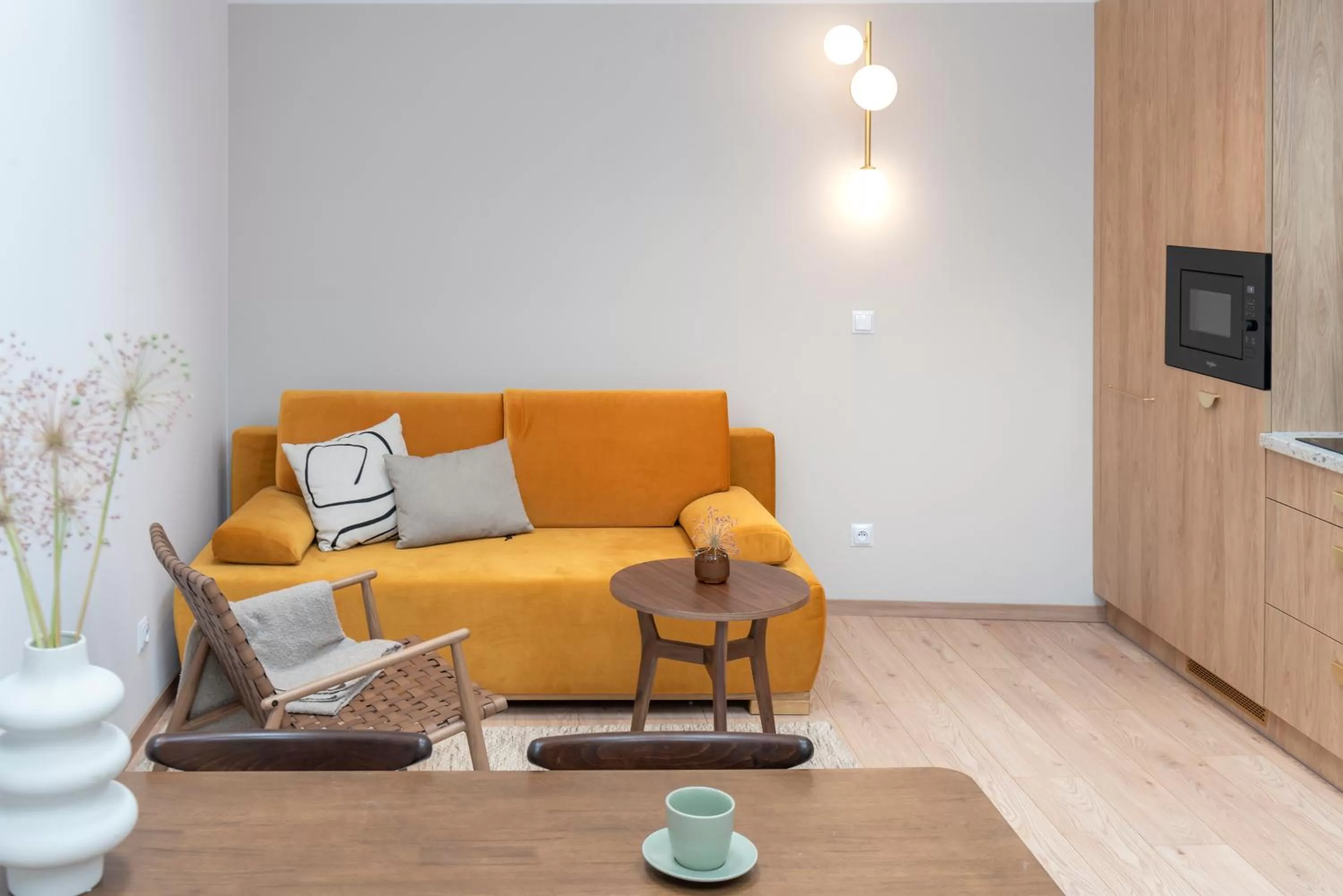 Seating area in Monciak55 Sopot Apartments