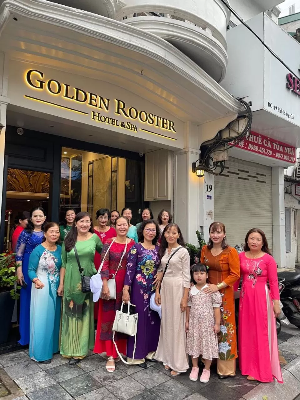 People in Golden Rooster Hotel