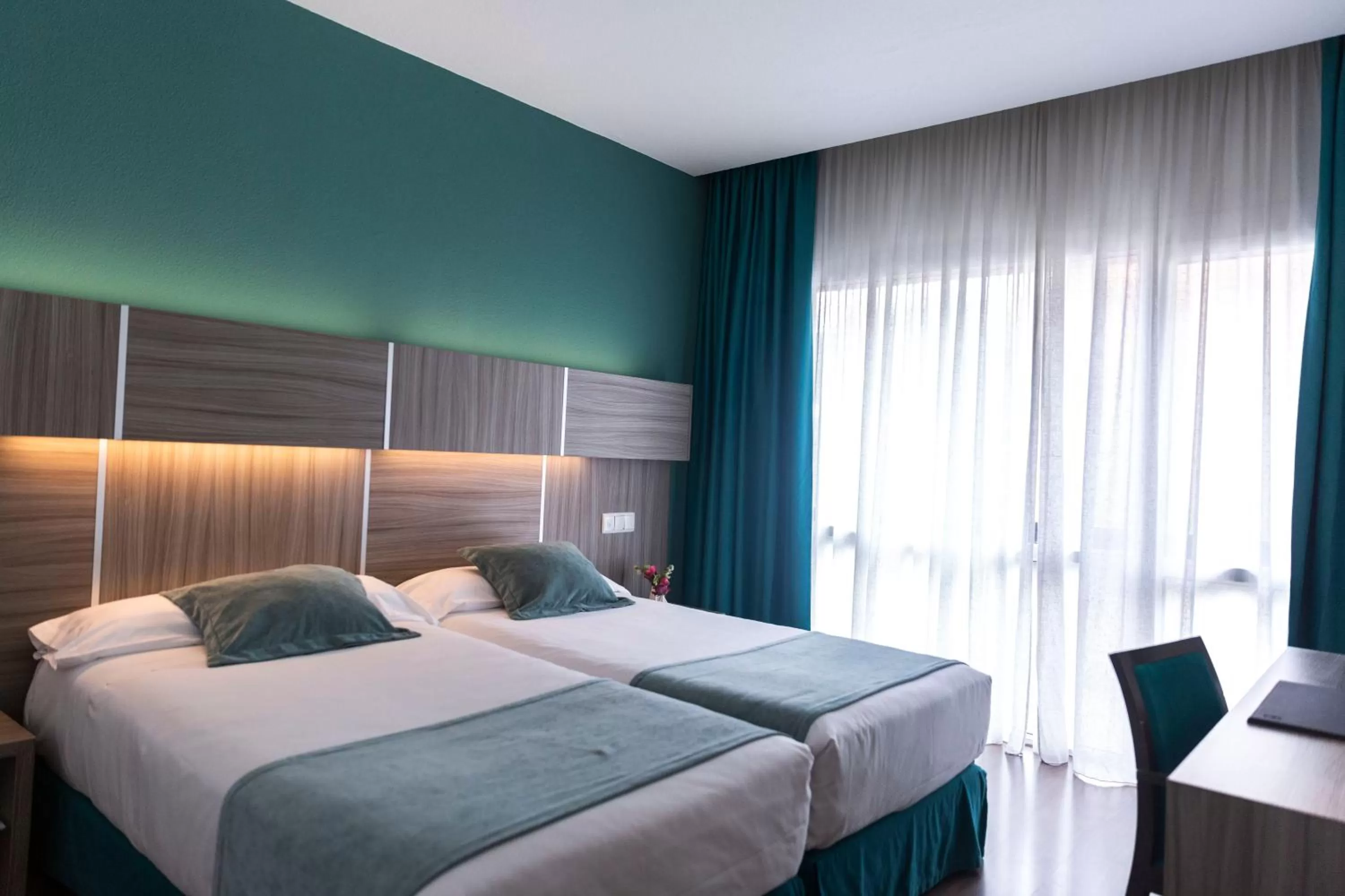 Bed in Hotel Serrano