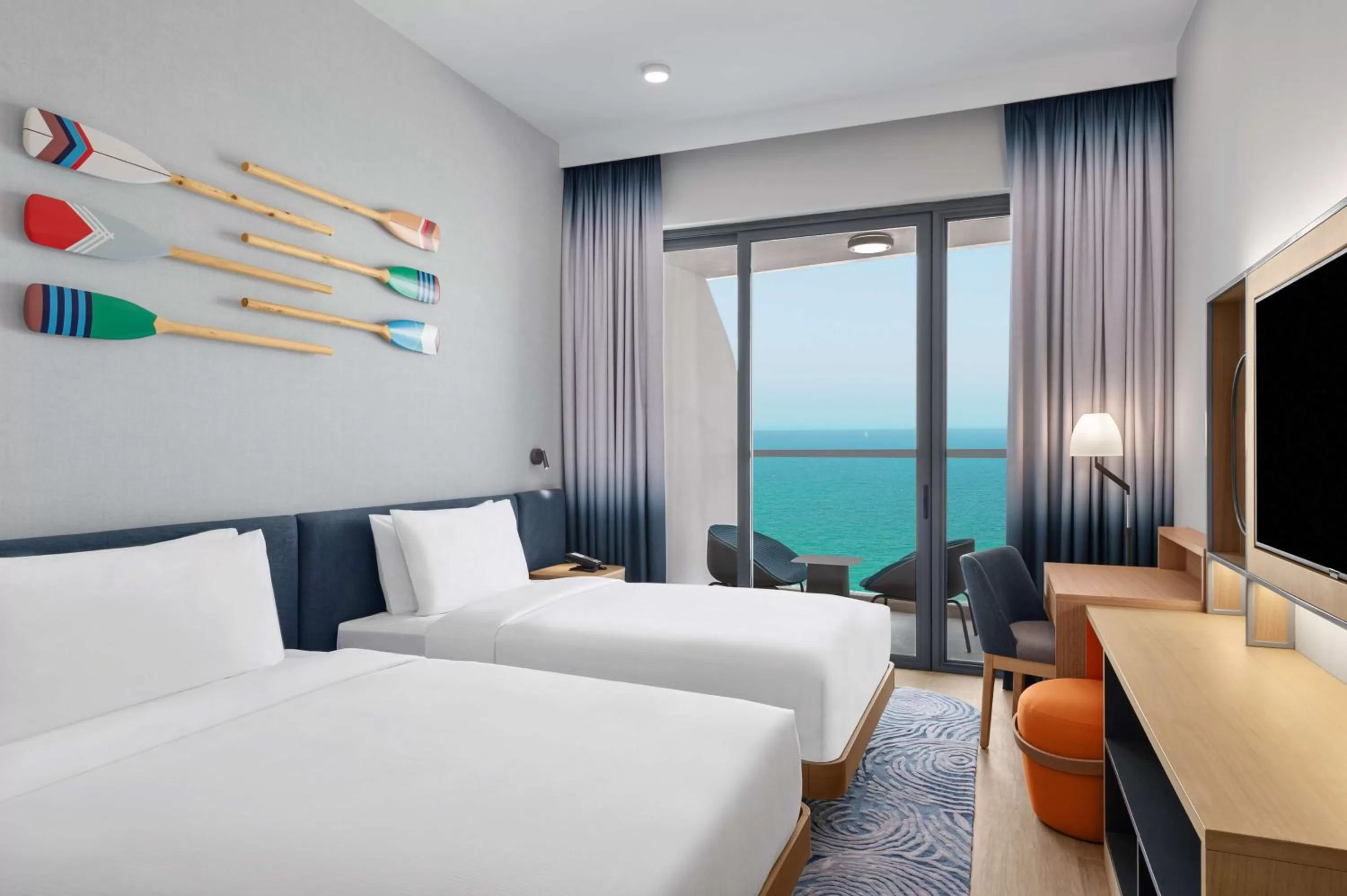 Bedroom, Bed in Hampton by Hilton Marjan Island