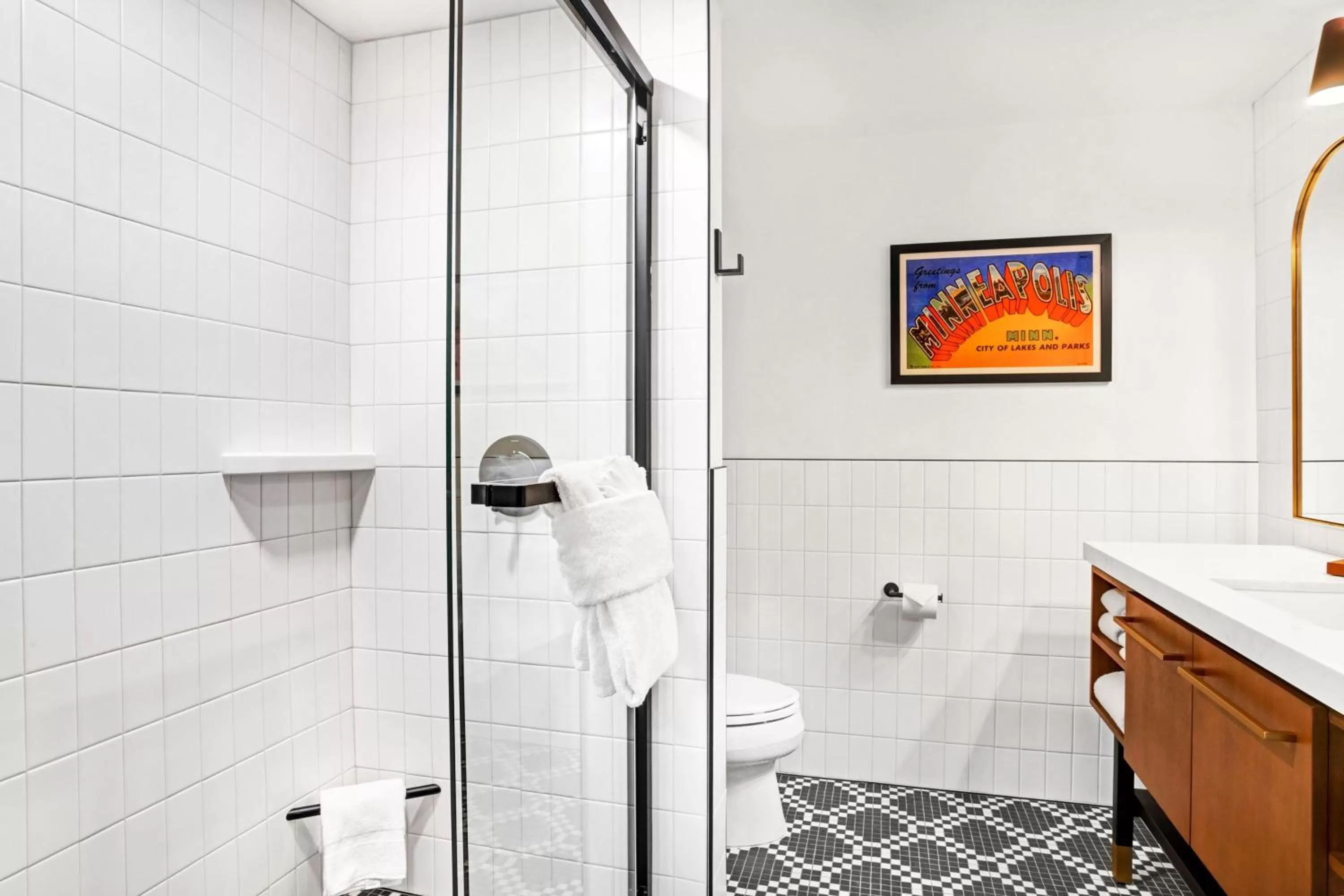 Bathroom in Hotel Indigo - Minneapolis Downtown by IHG