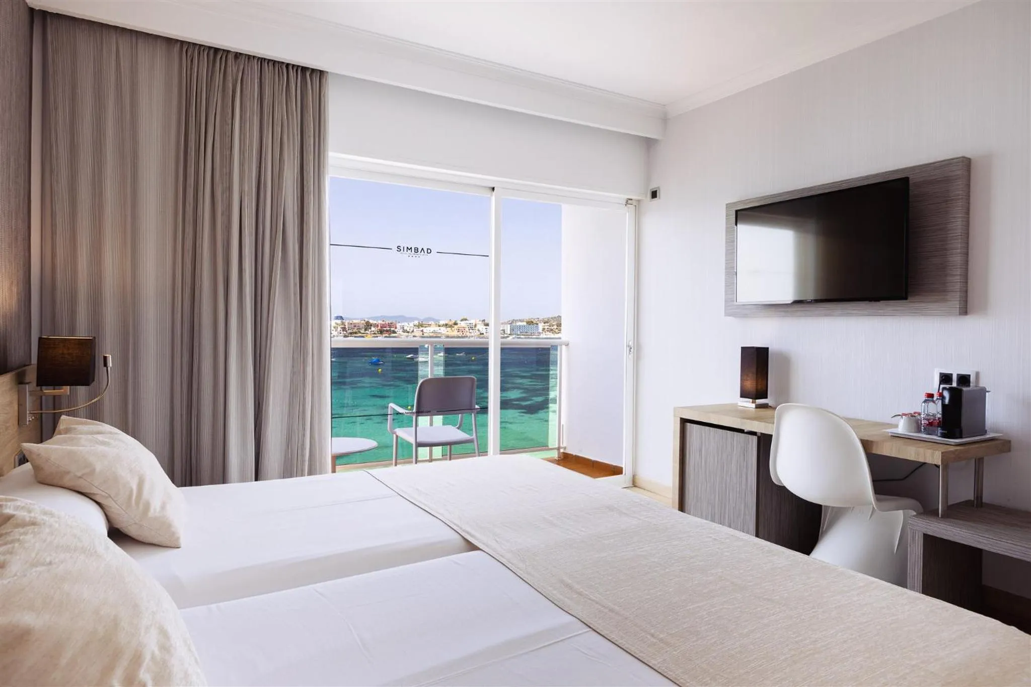 Bed in Hotel Simbad Ibiza