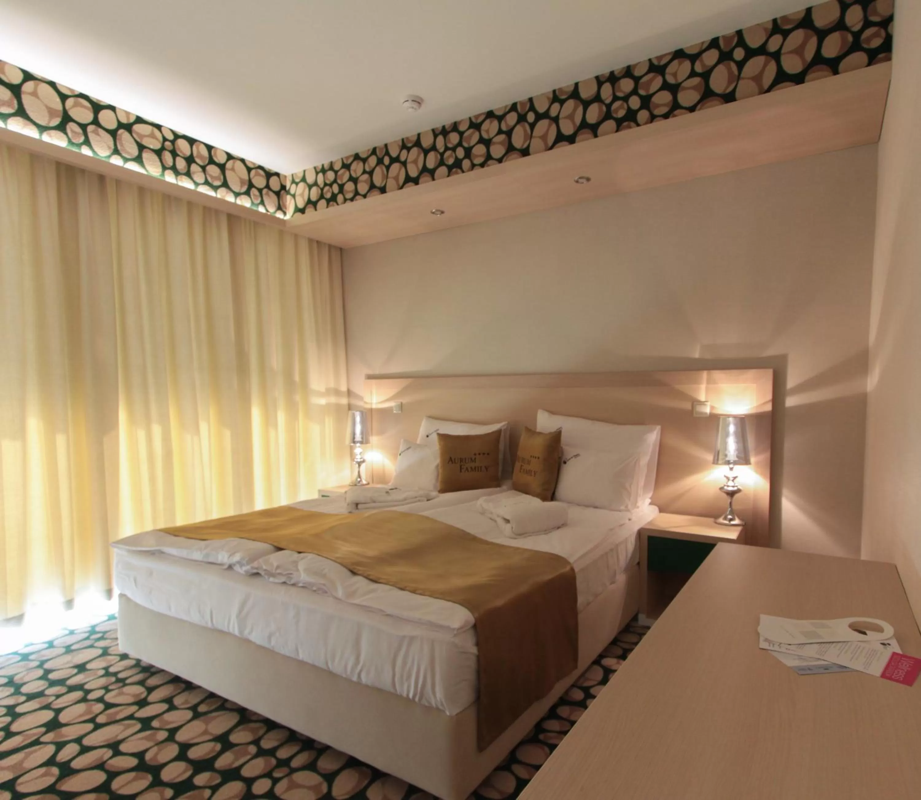 Bed in Hotel Aurum Family "A"