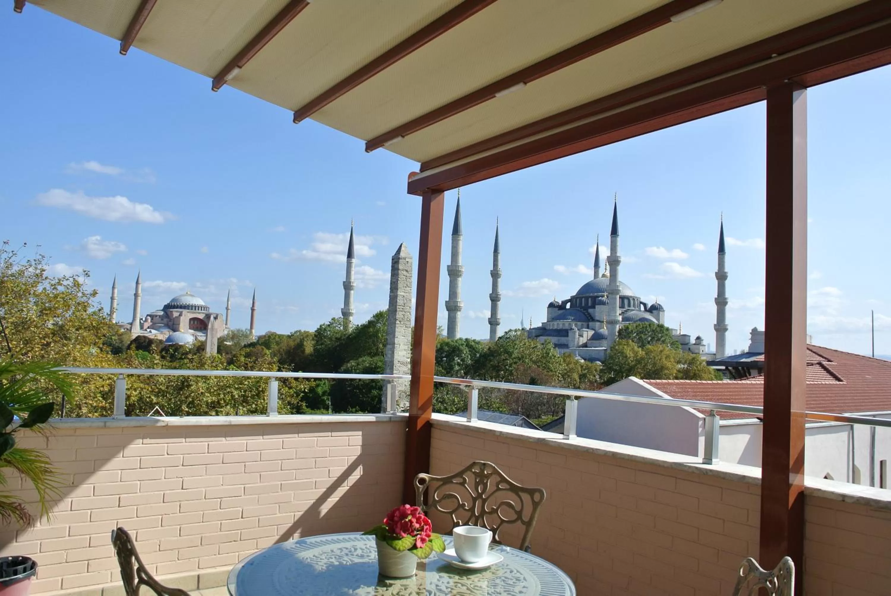 City view in Hotel Saba