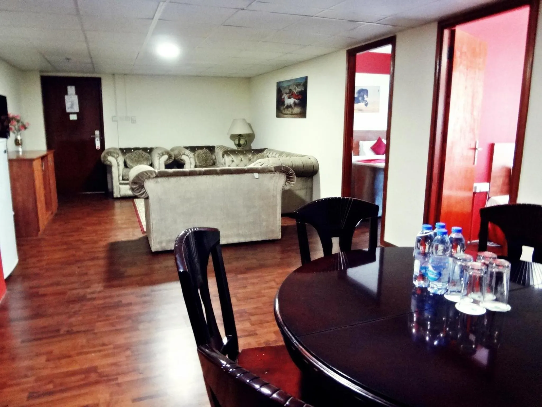 Seating area in Grand Nova Hotel