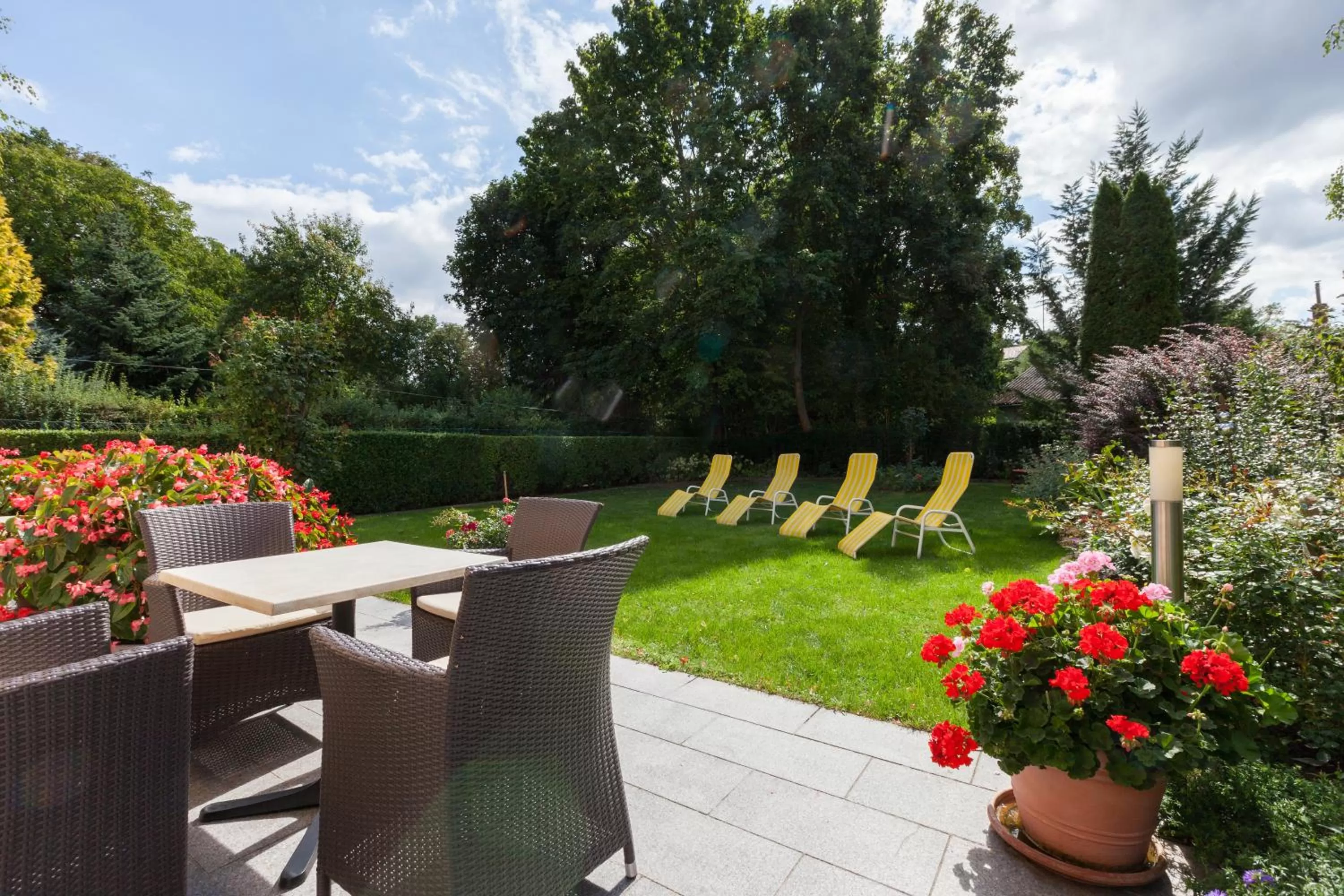 Garden in Pension Elfy