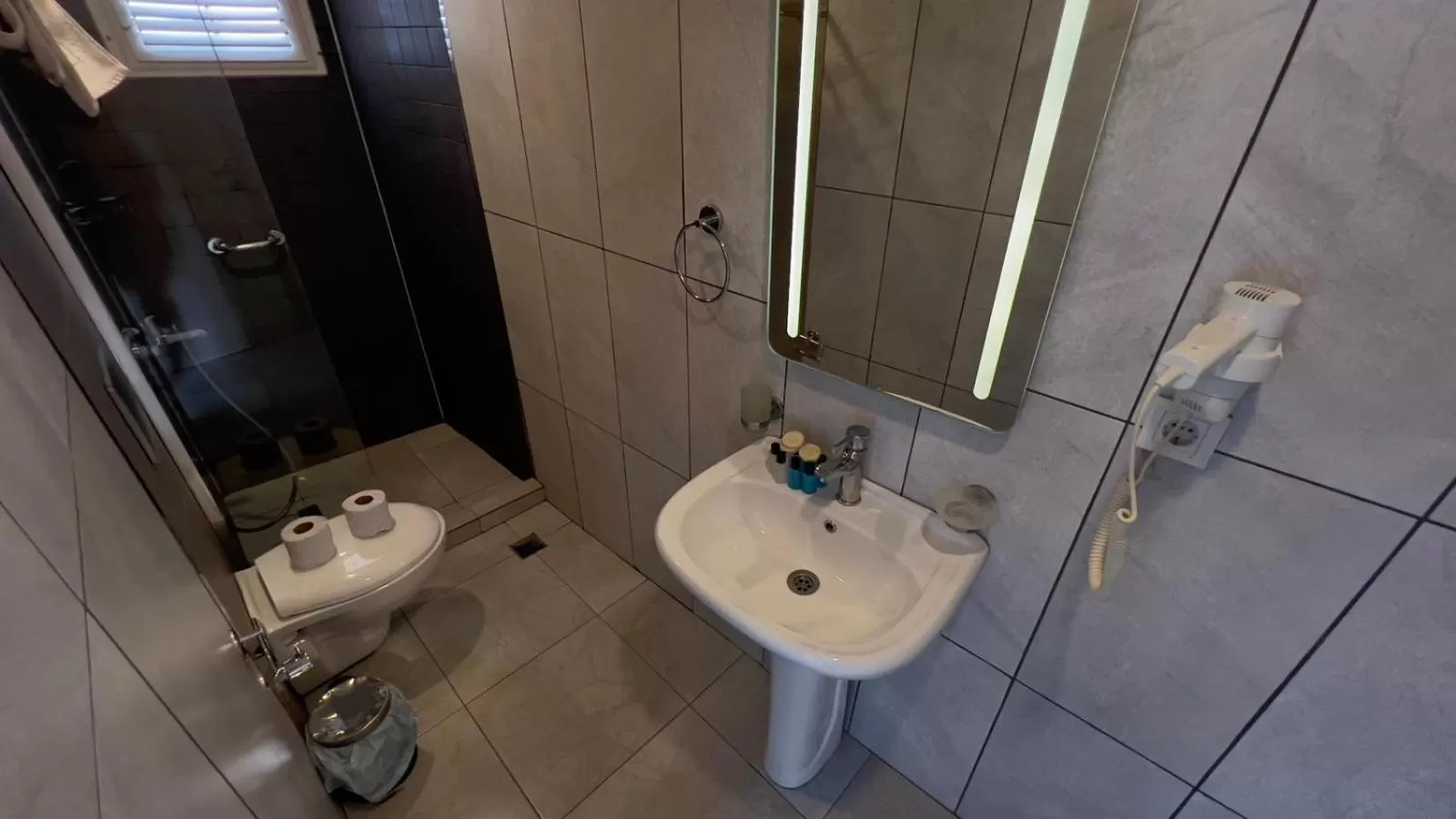 Shower in The Lola Hotel