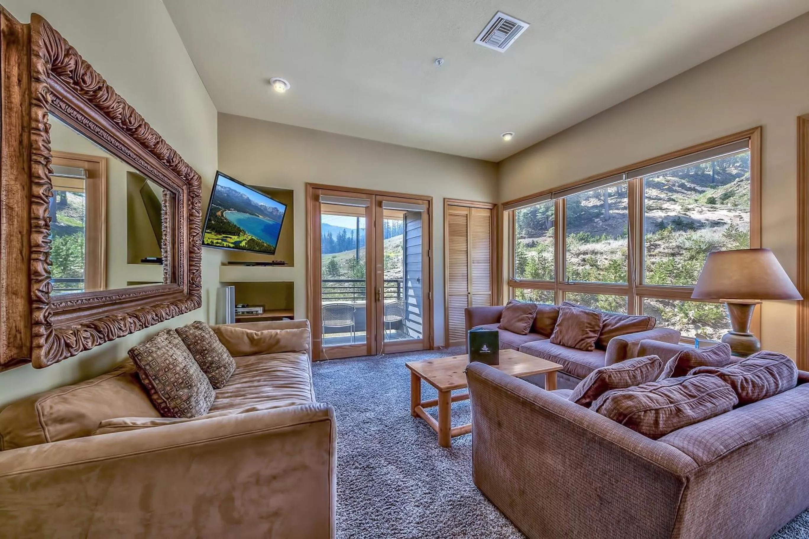 Living room in Kirkwood Mountain Resort Properties