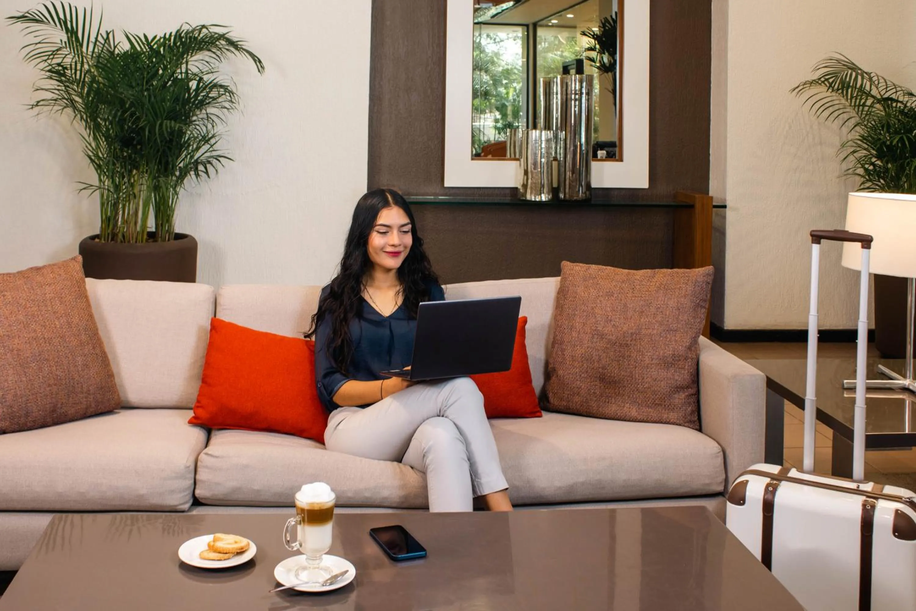Lobby or reception in Hotel Guadalajara Plaza Expo