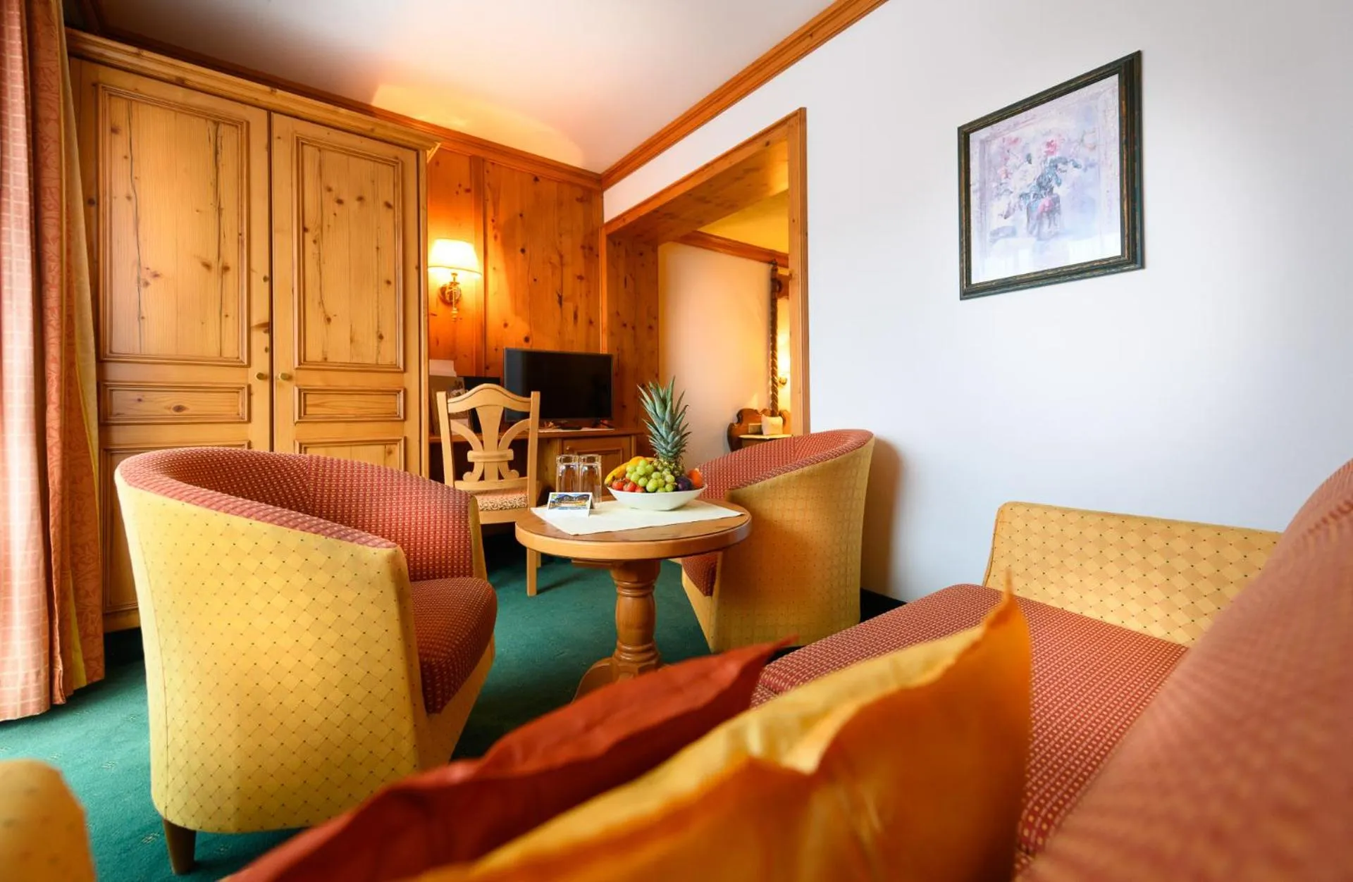 Living room in Alpenpark Resort Superior