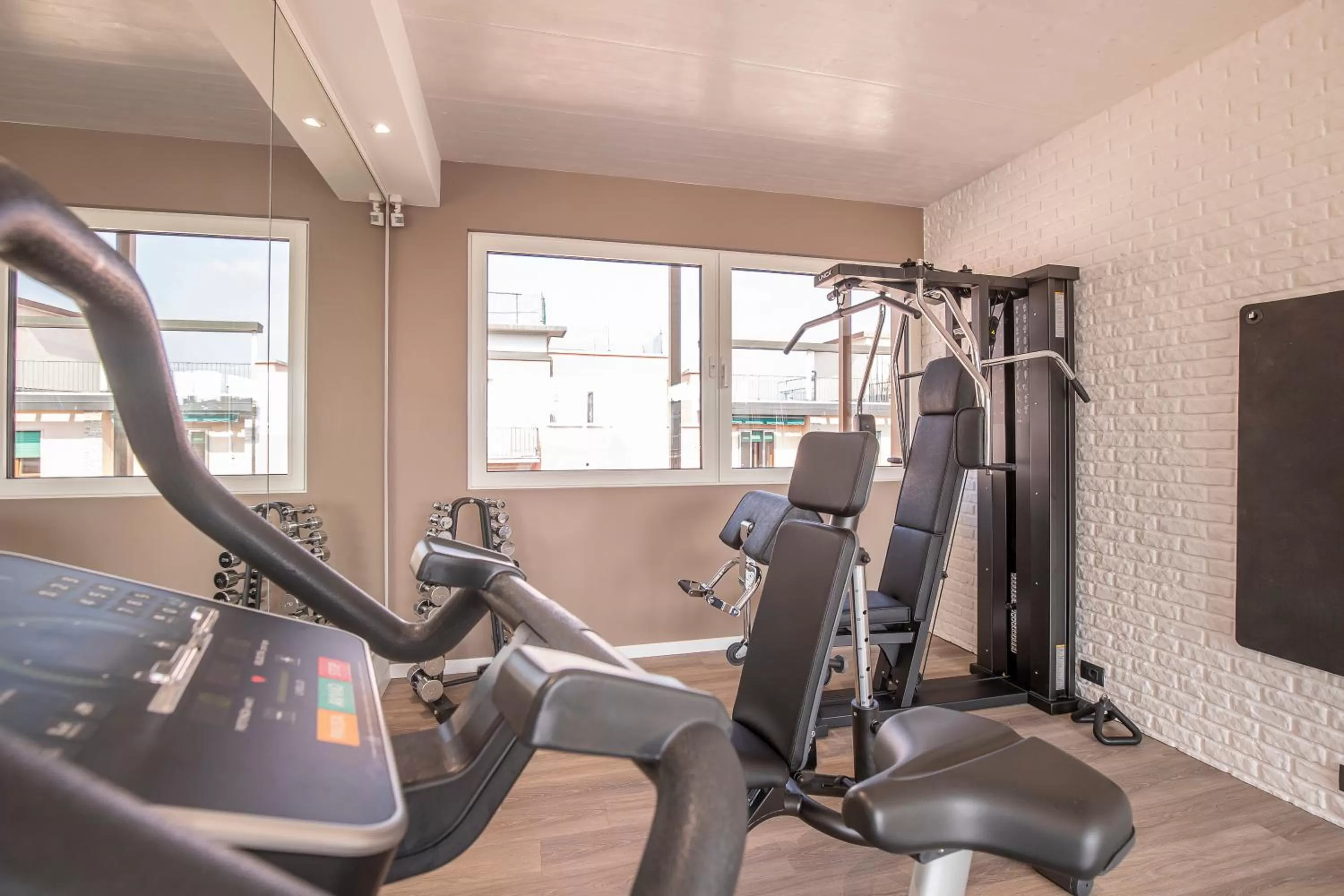 Fitness centre/facilities in Hotel Giberti & Spa