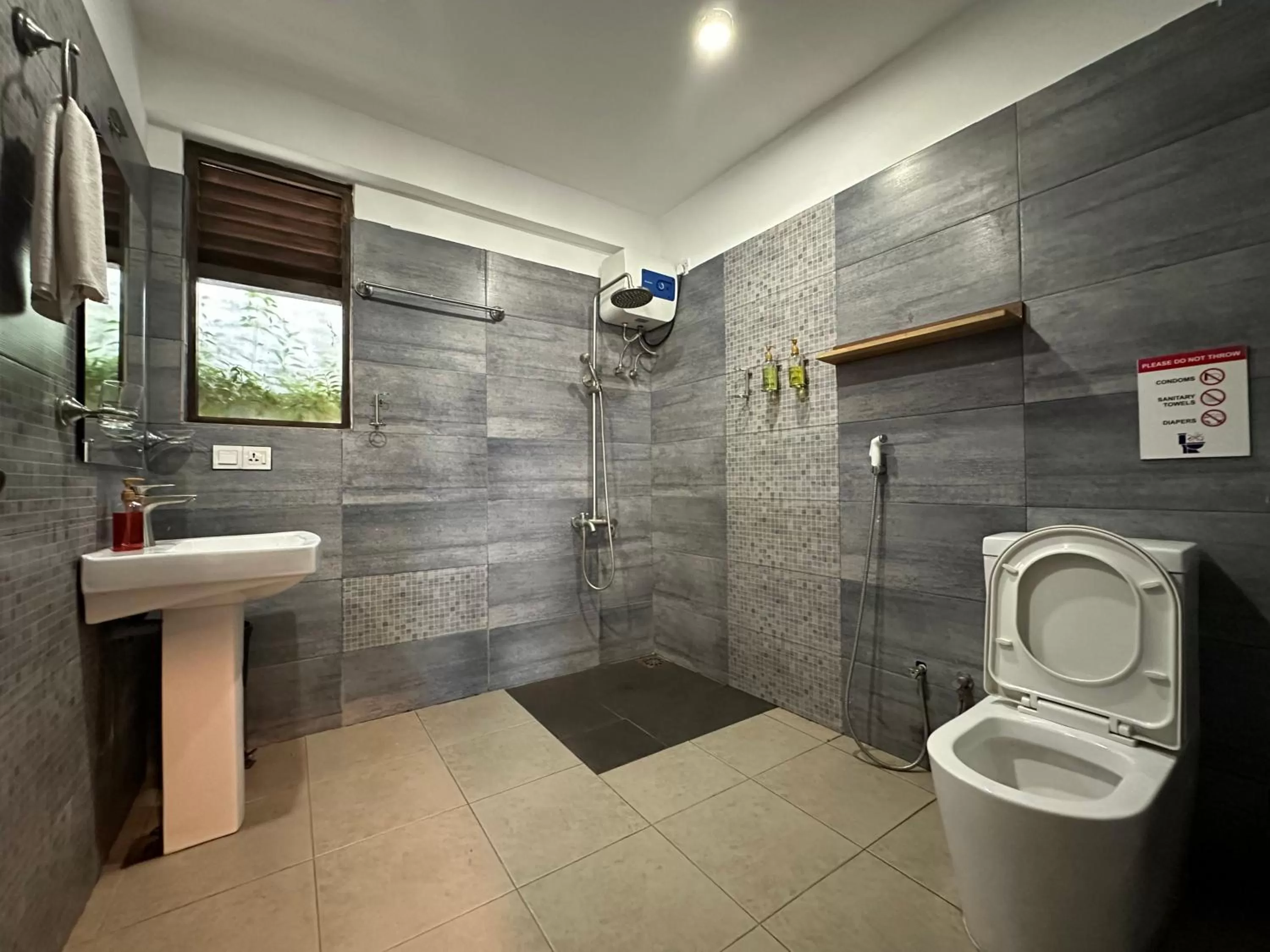 Shower in Amaluna Resorts