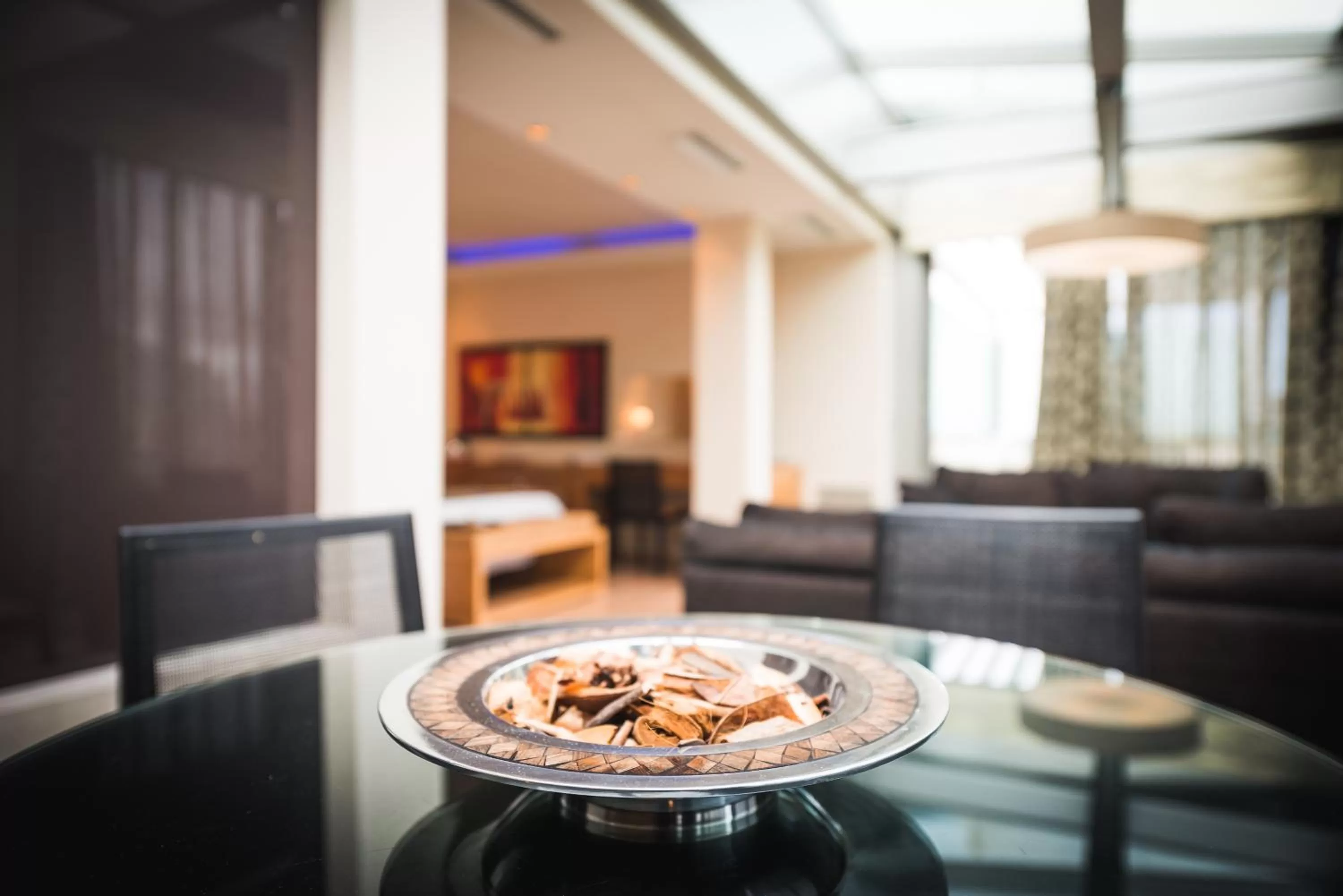 Seating area in Golden Age Athens Hotel