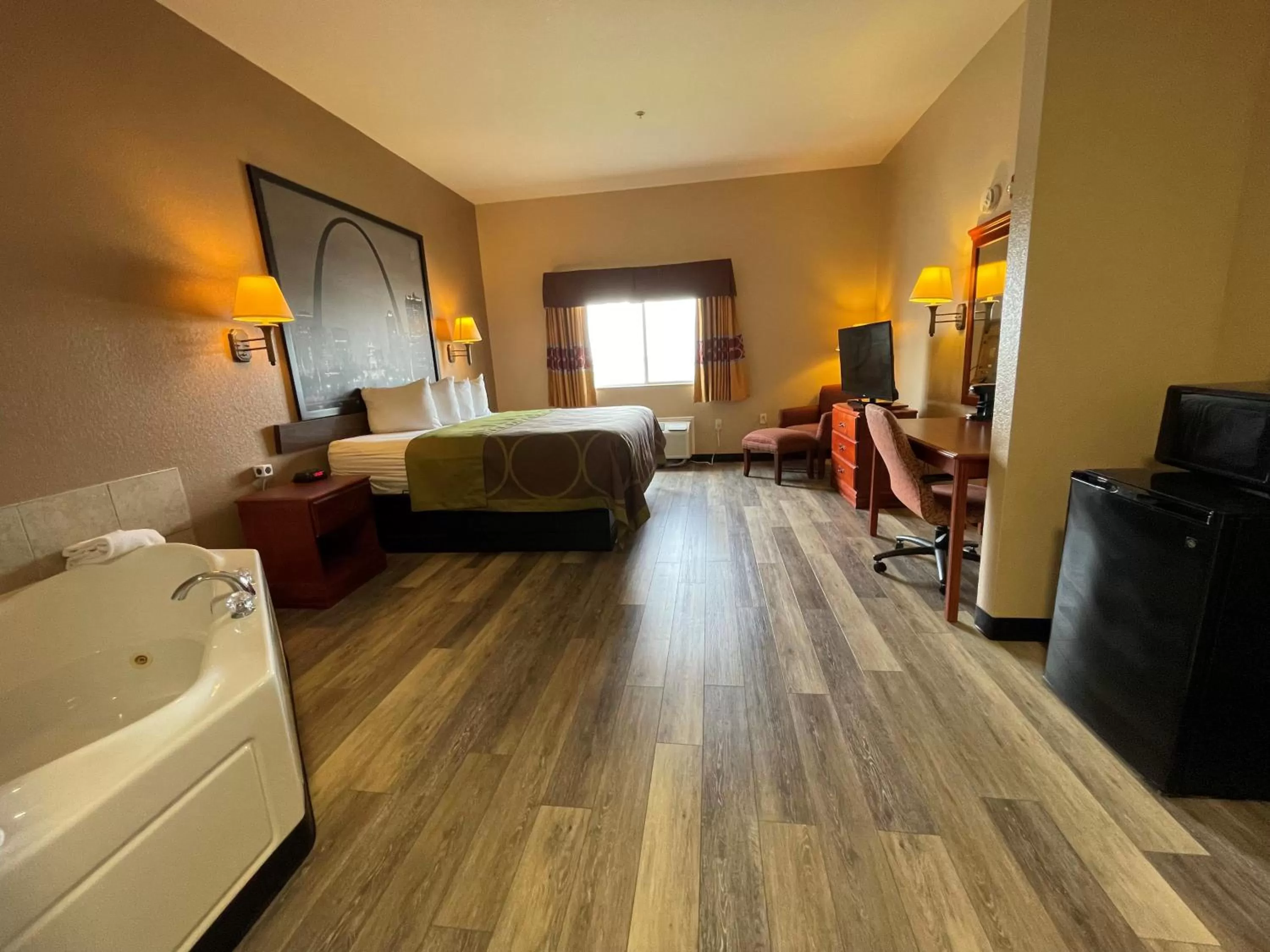 Bed in Super 8 by Wyndham Rolla