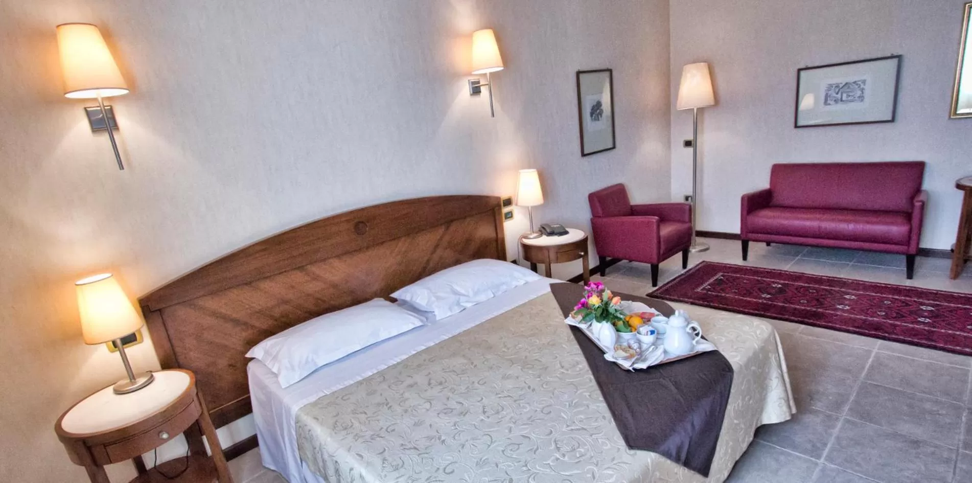 Bedroom in Grand Hotel Paestum