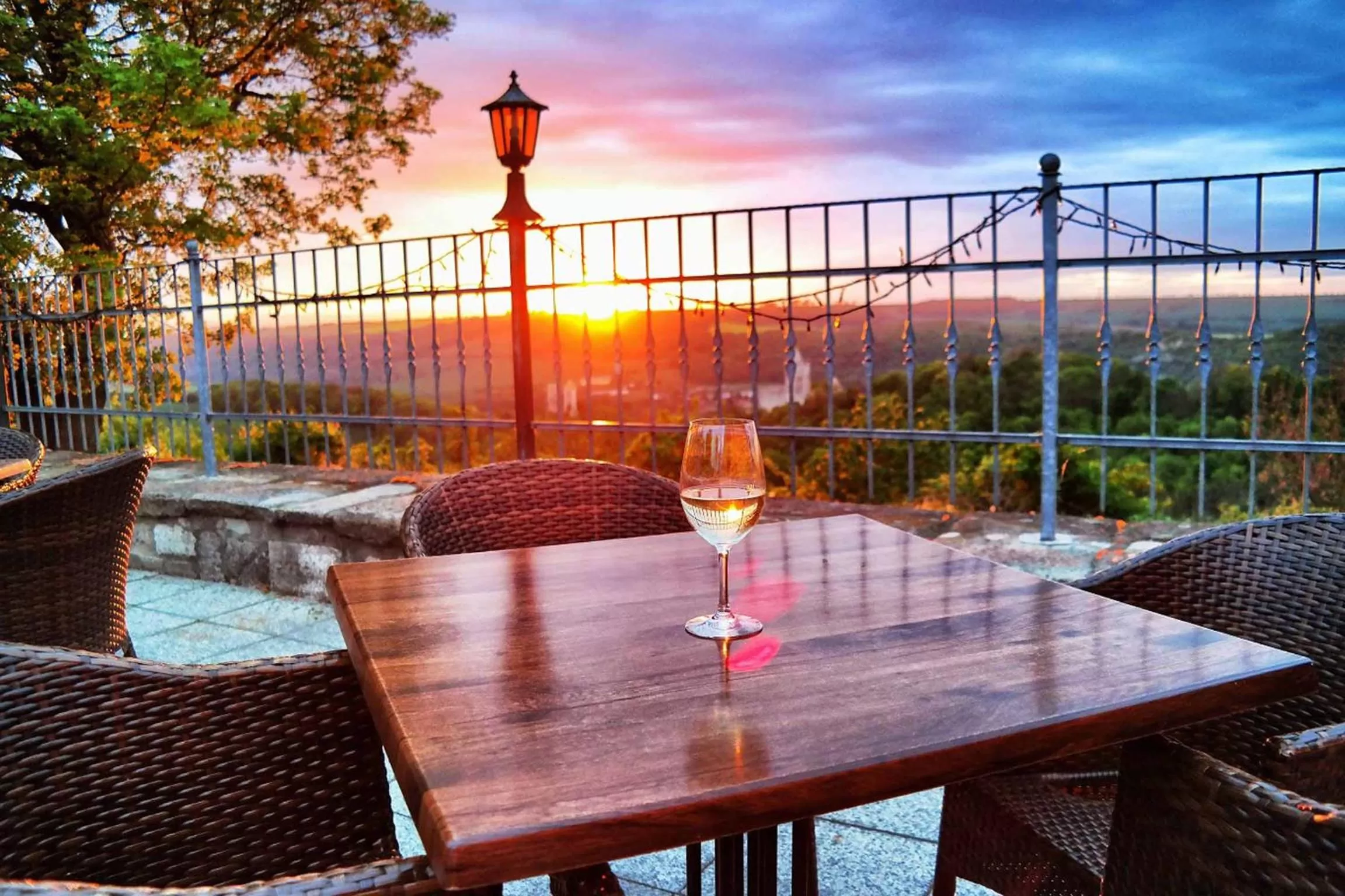 Balcony/Terrace in Hotel und Restaurant Rittergut Kreipitzsch