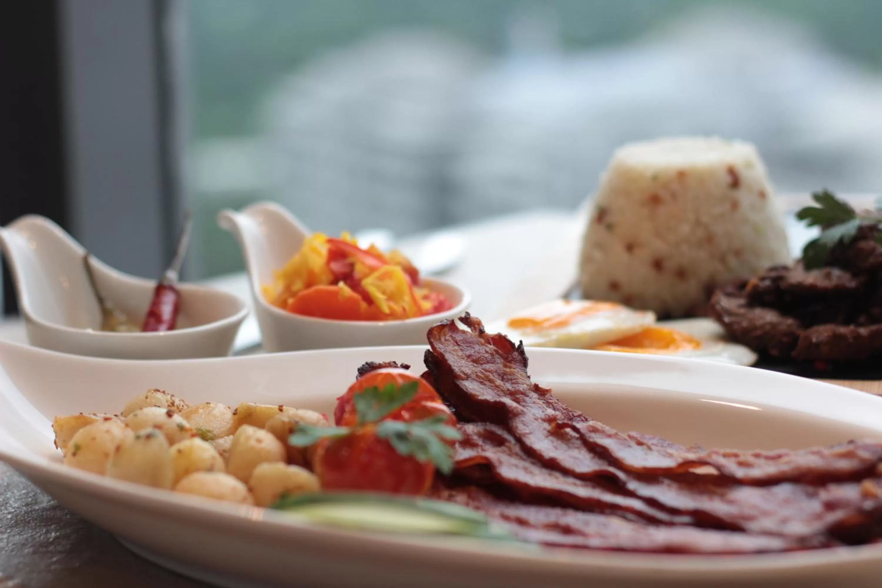 Breakfast in Discovery Suites Manila, Philippines