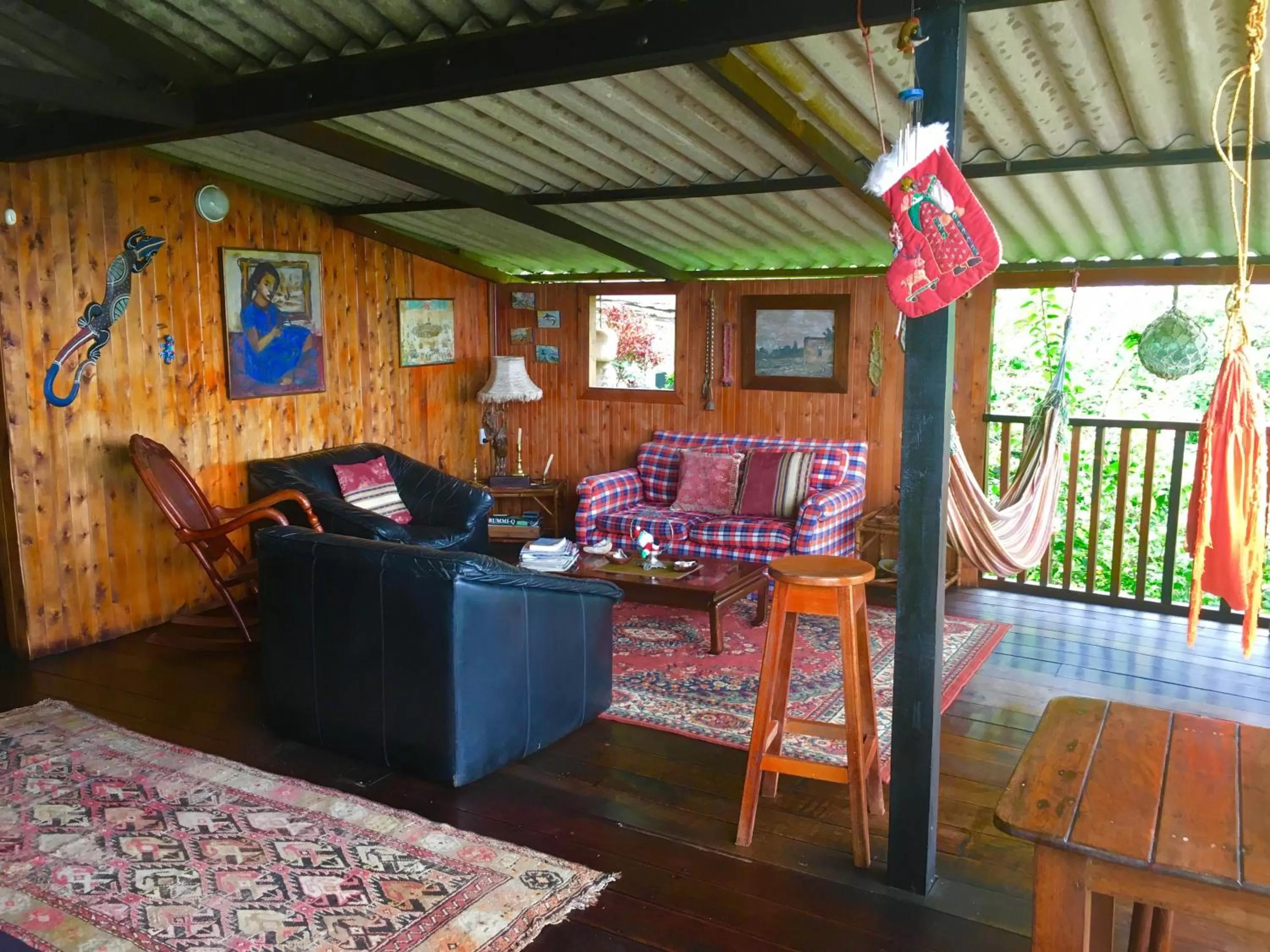 Communal lounge/ TV room in Posada Turística Rocas De Cabo Marzo