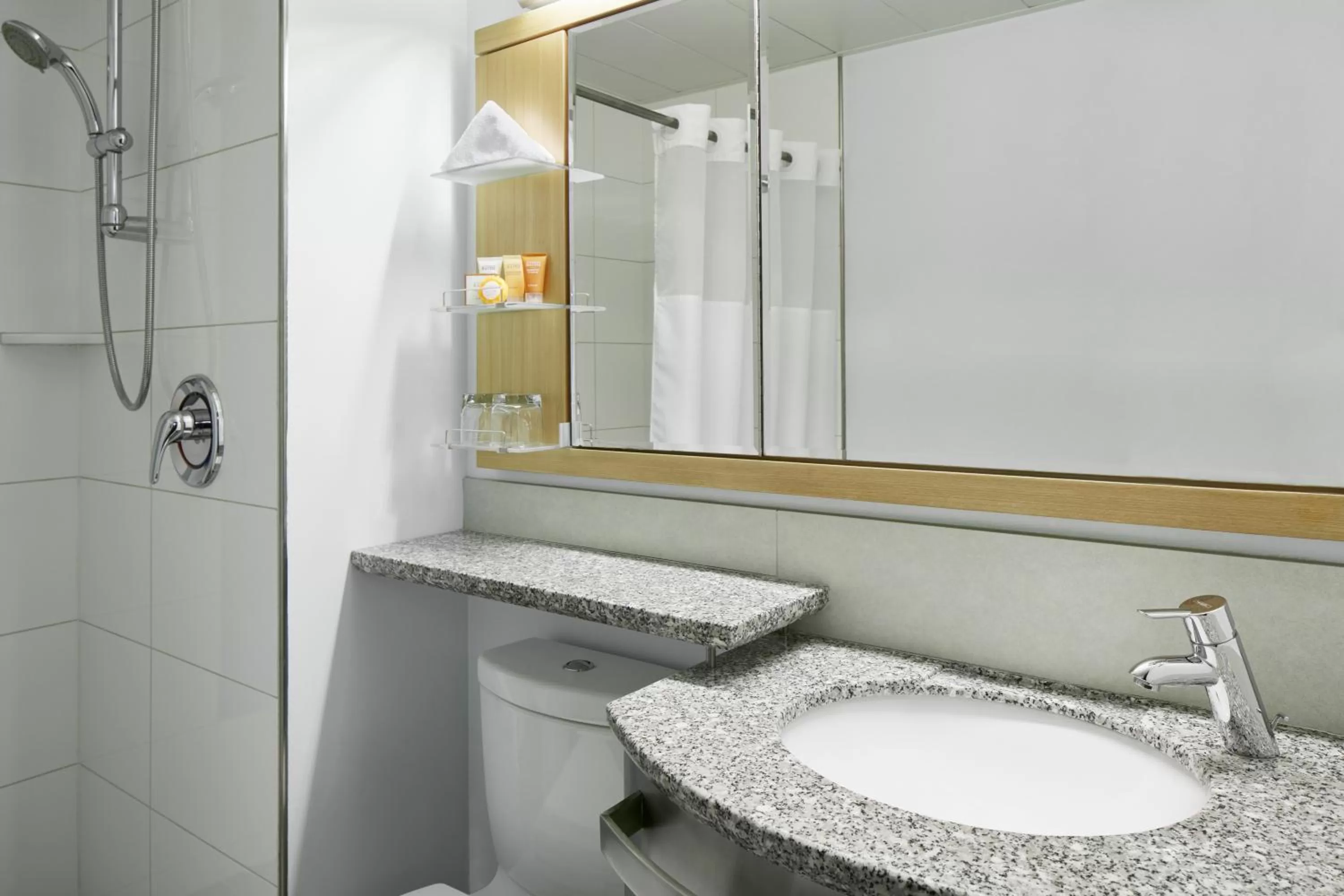 Bathroom in Club Quarters Hotel World Trade Center, New York