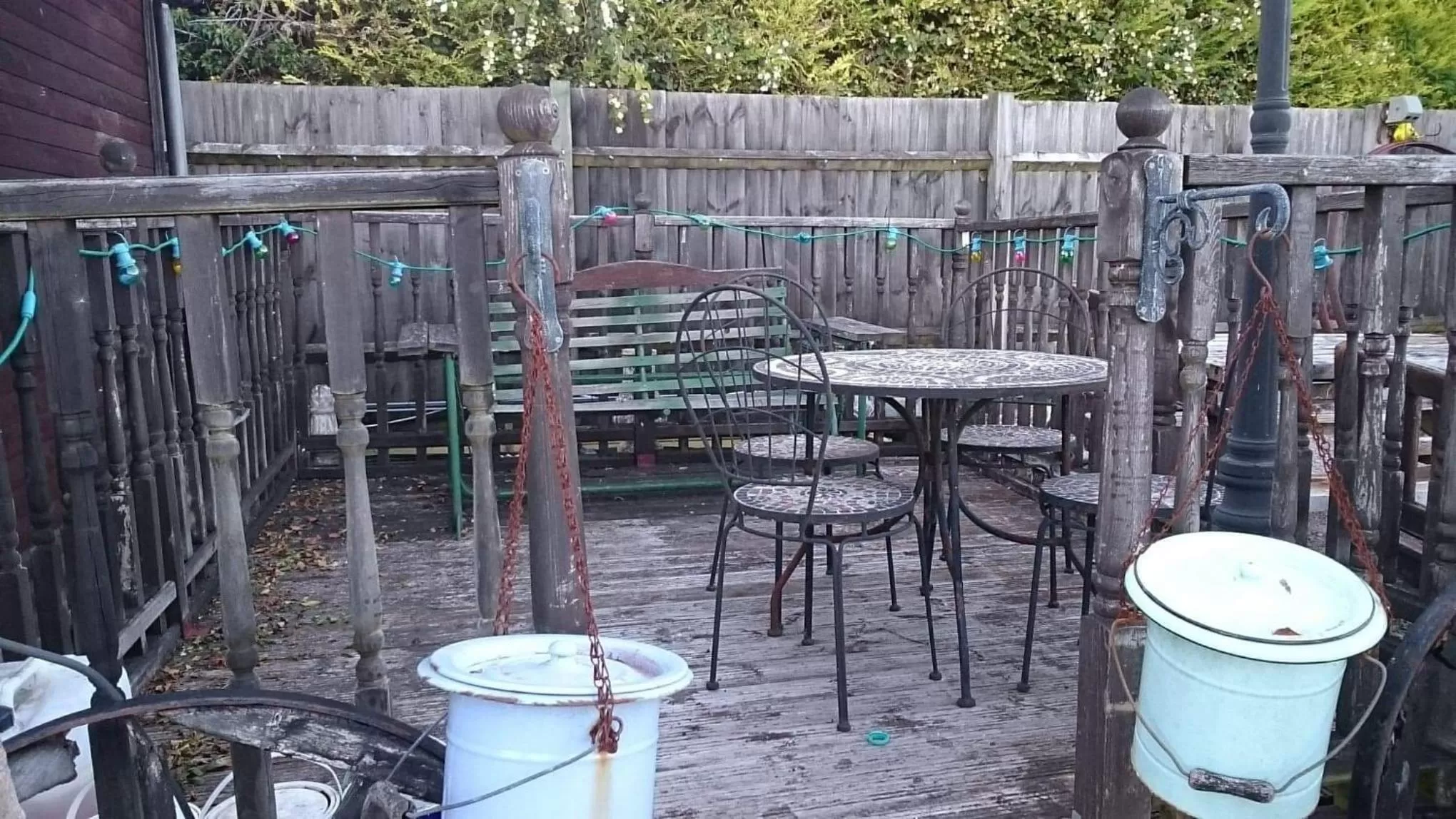 Patio in Shiralee bed and breakfast