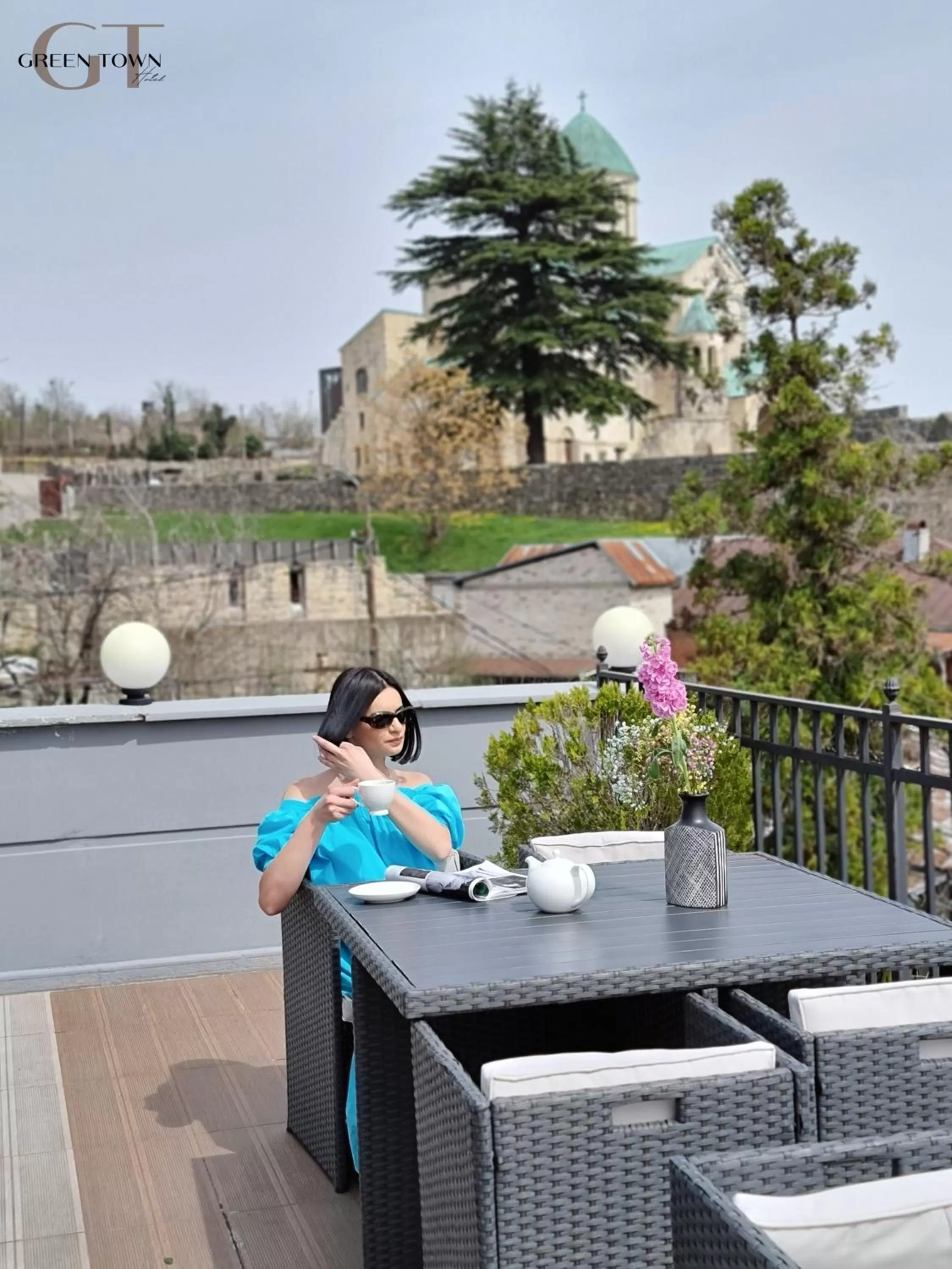 Balcony/Terrace in Hotel Green Town