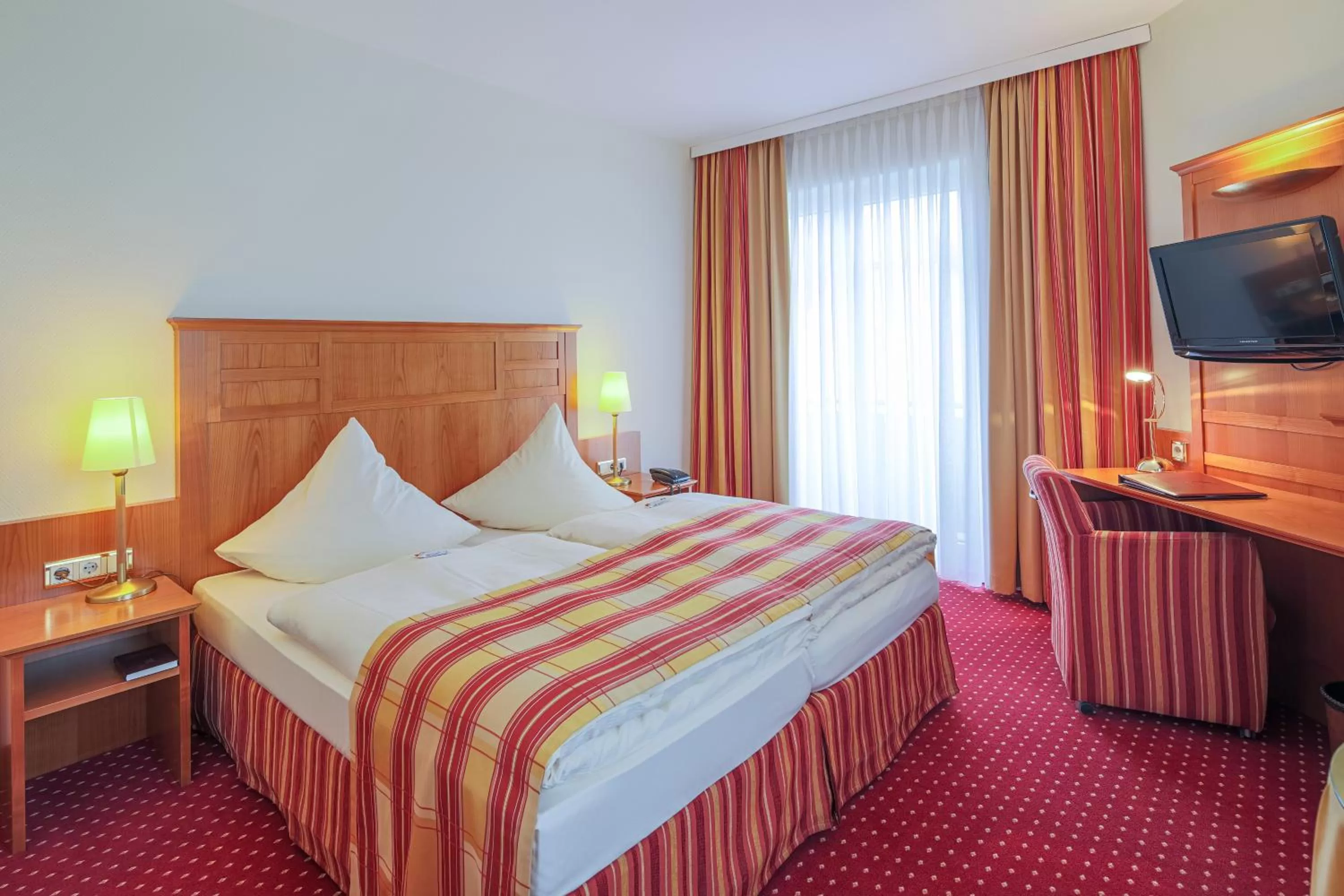 Bed in Hotel-Restaurant Kunz