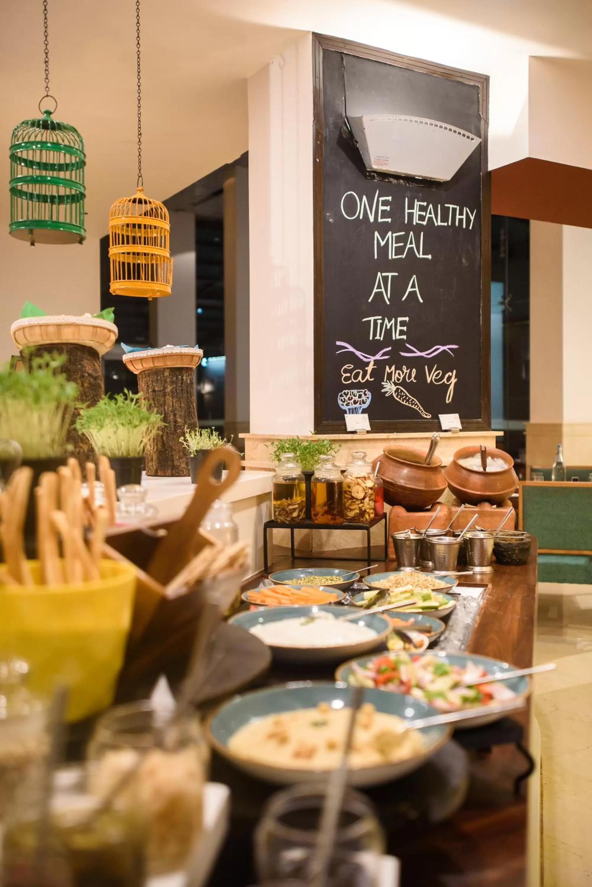 Buffet breakfast in Novotel Goa Resort & Spa Candolim