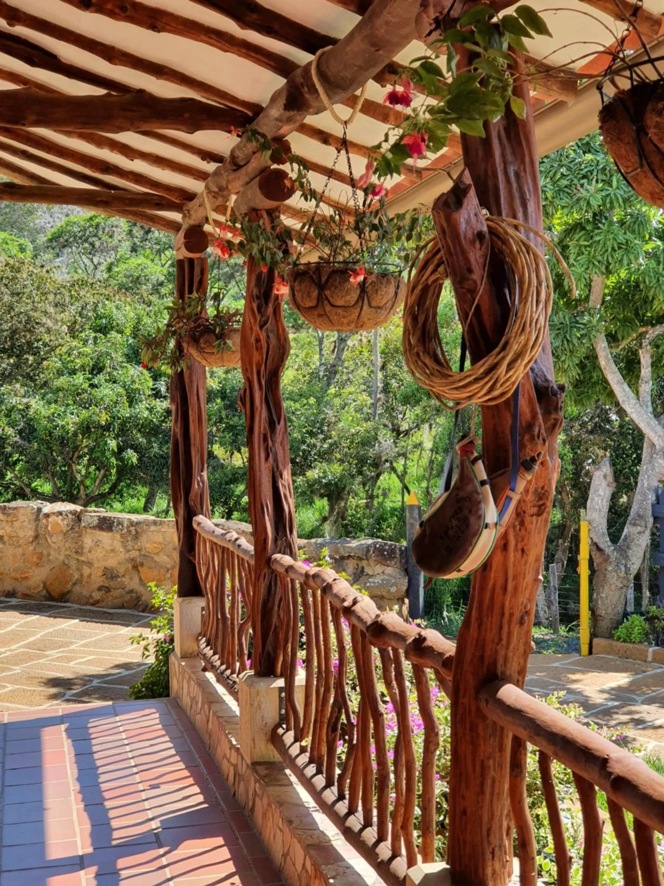 Garden in Hotel Campestre Ataraxia Barichara