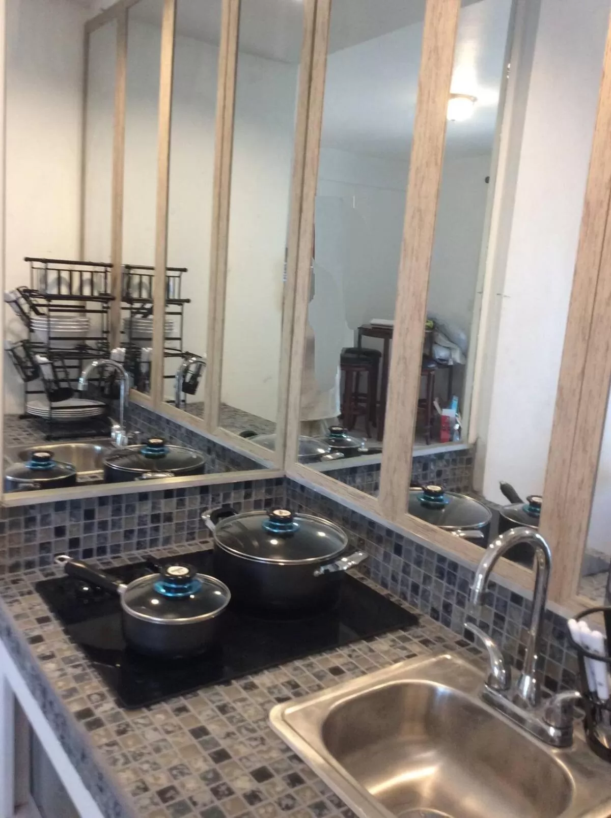 Kitchen/Kitchenette in Beach Side Condos Caye Caulker by CCVH