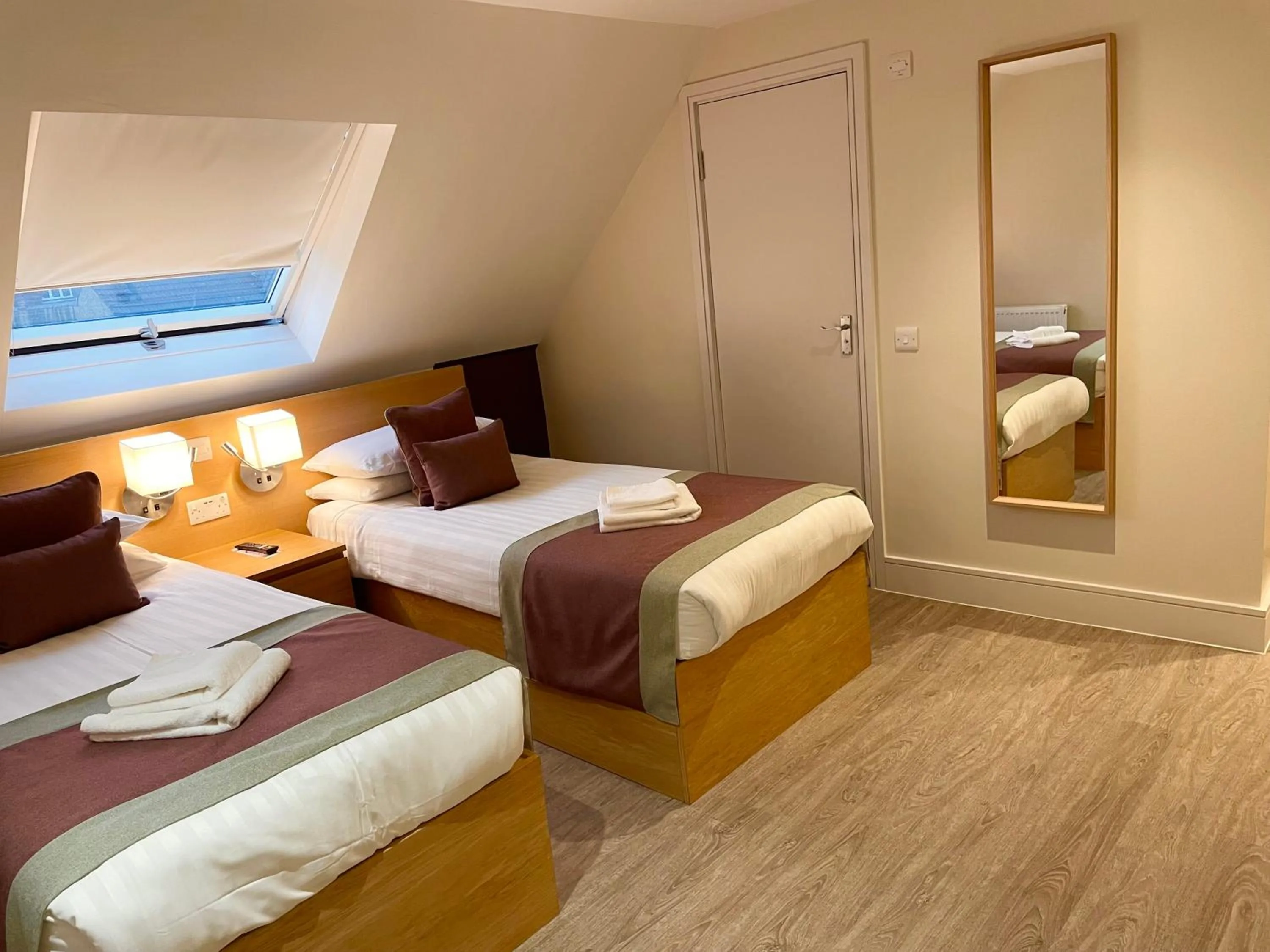 Bed in Holtwhites Hotel