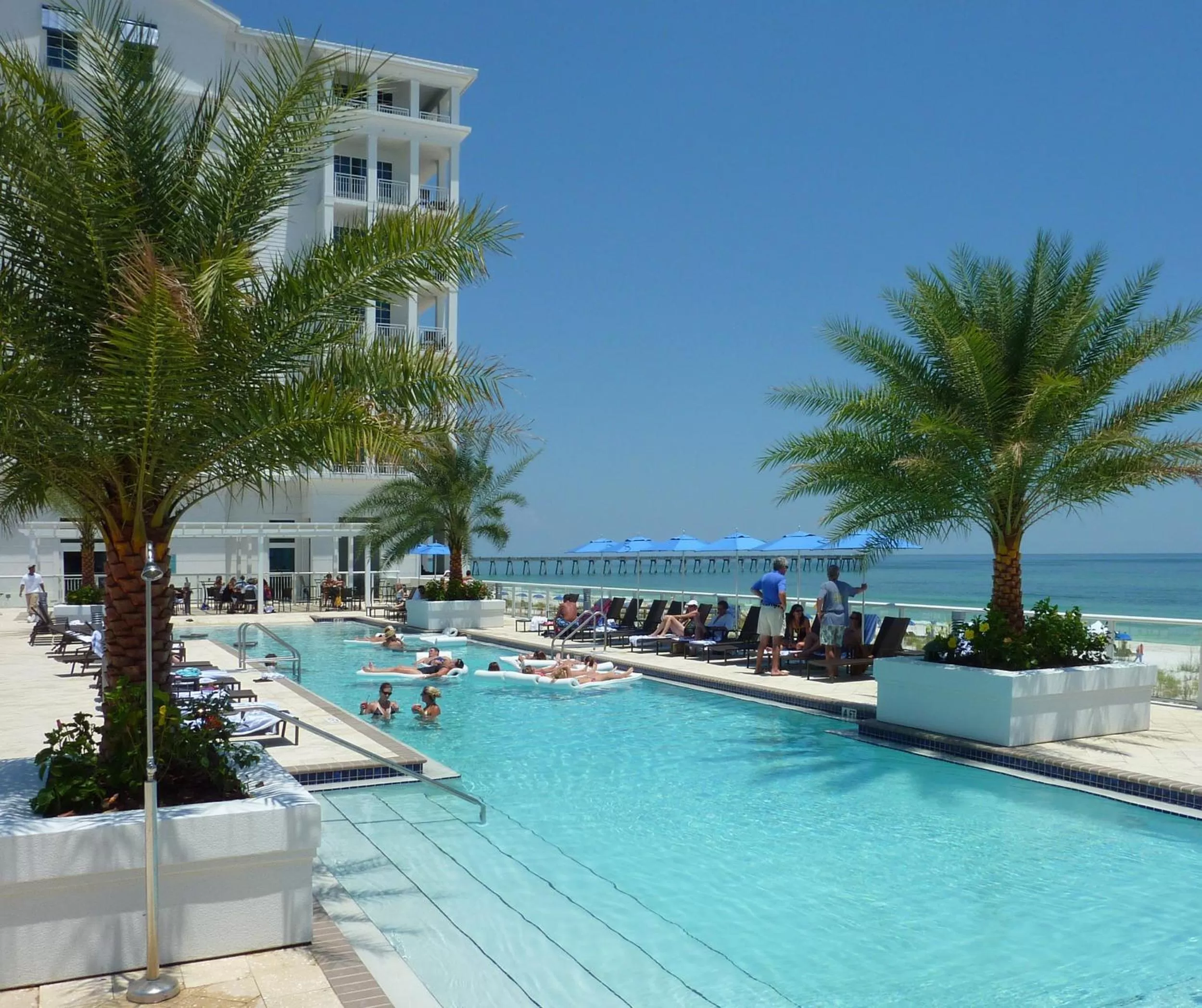 Swimming pool in The Pensacola Beach Resort