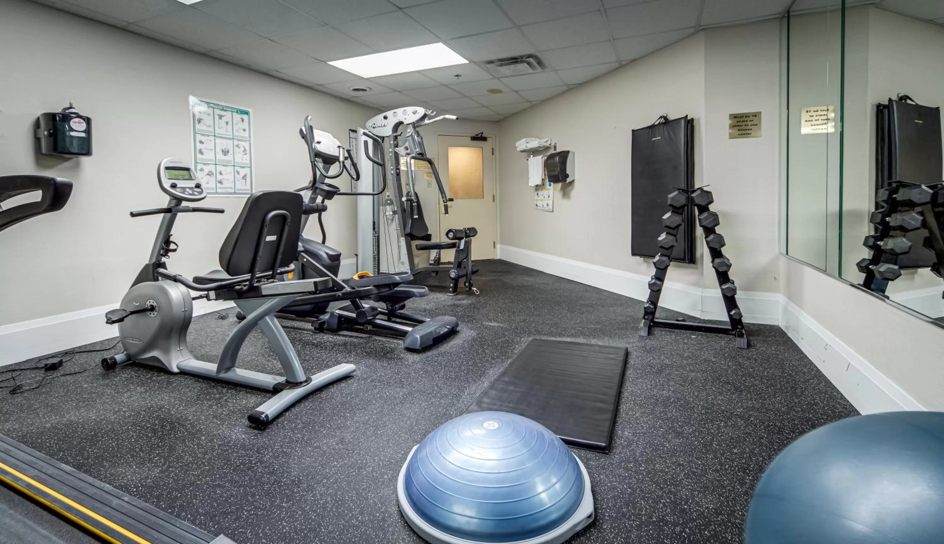 Fitness centre/facilities in Monte Carlo Inn Vaughan Suites