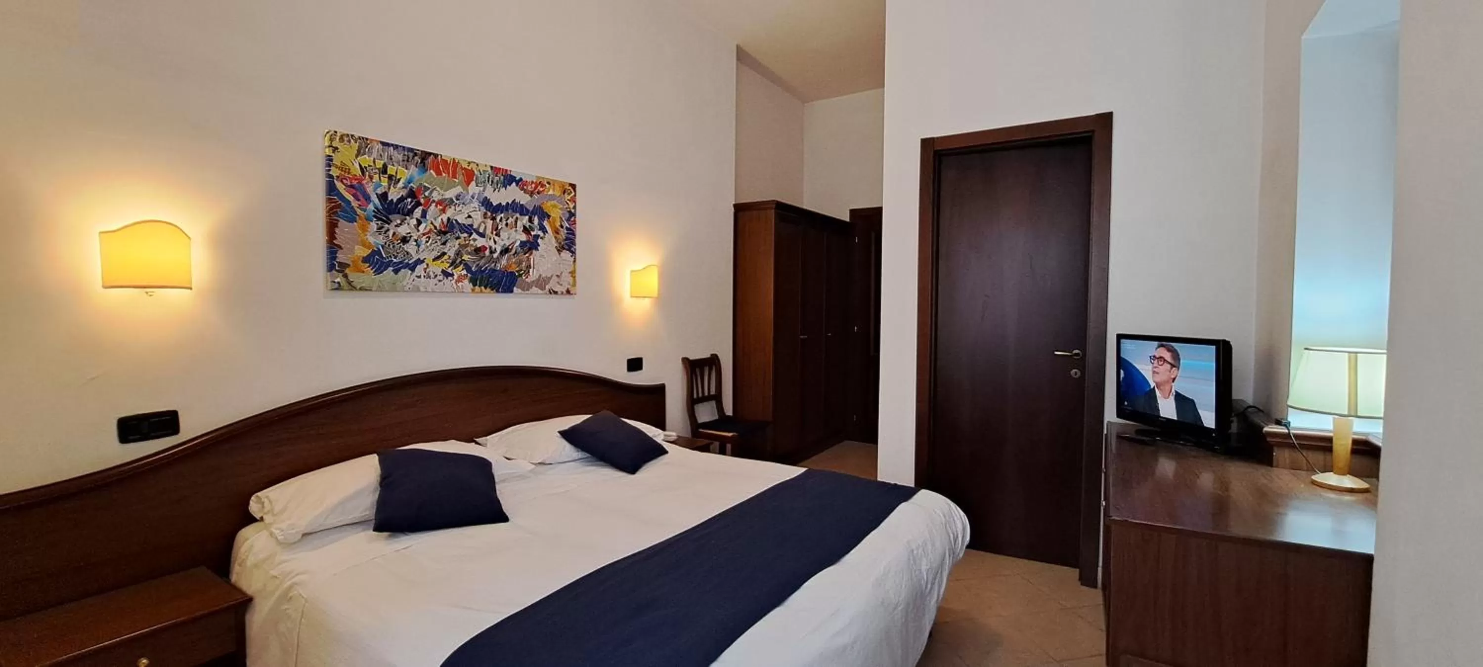 Bed in Hotel Bonazzi