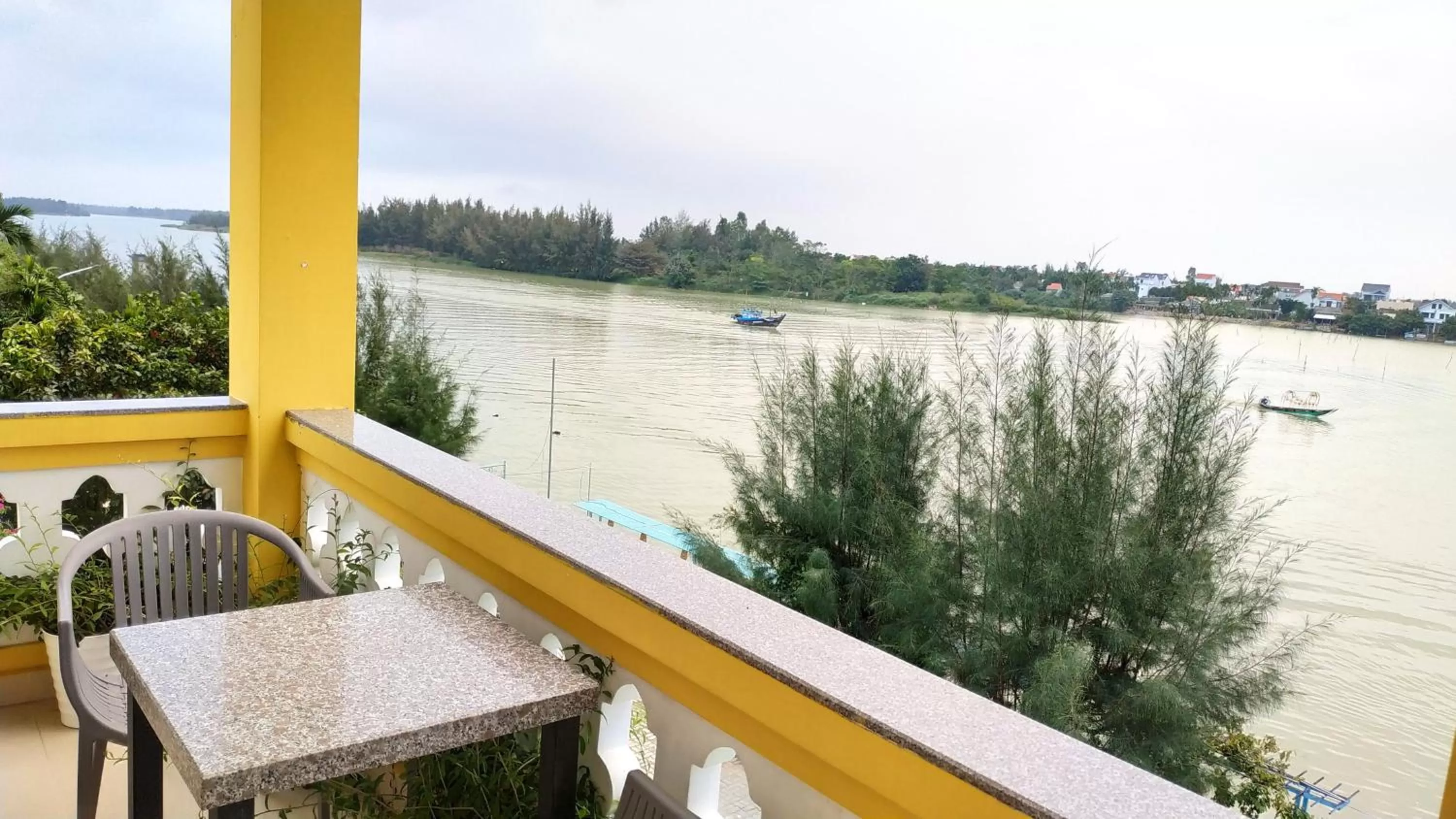River view in TRIPLE Riverside Villa Hotel HoiAn