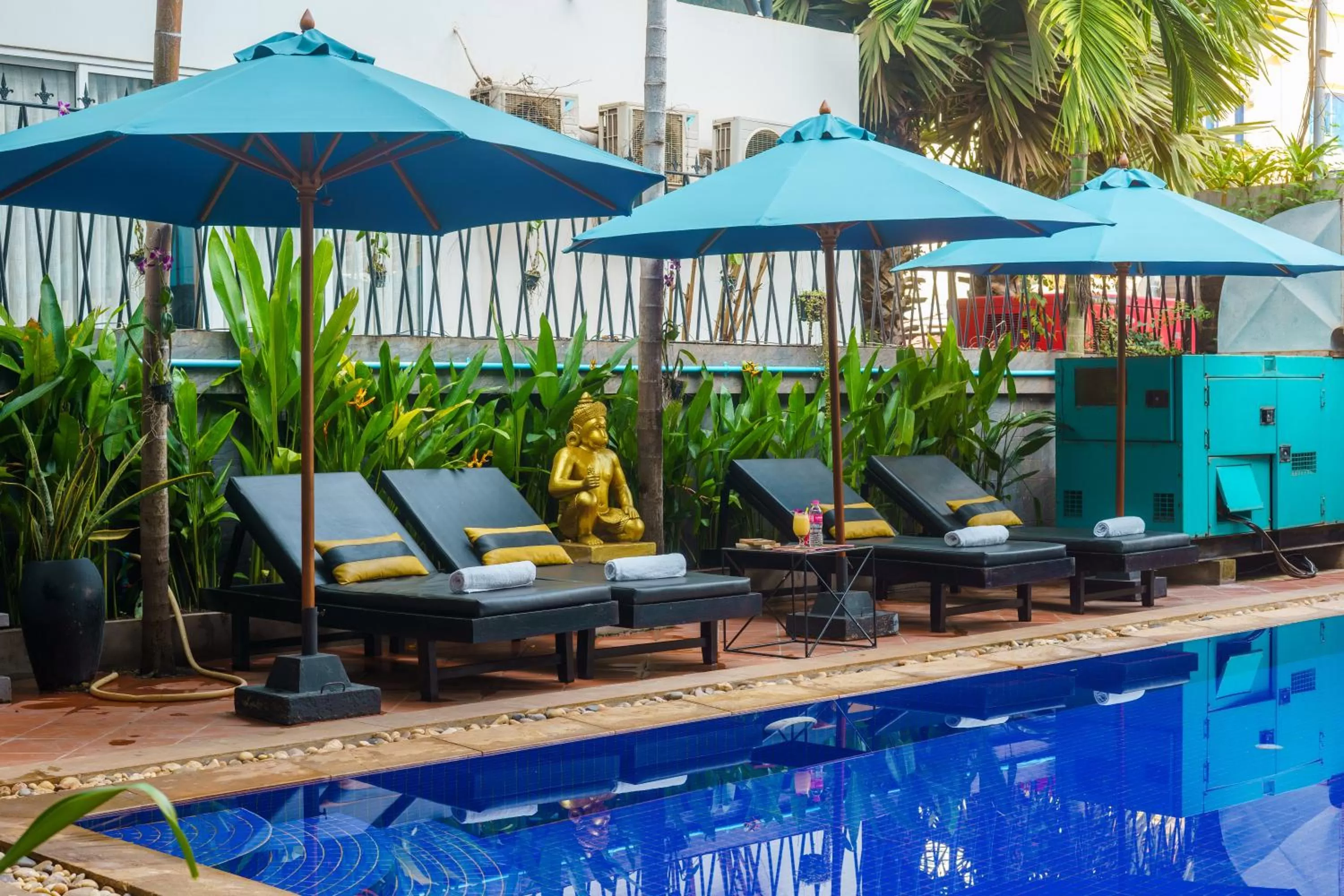 Swimming pool in The Rabbit Hole Hotel & SPA